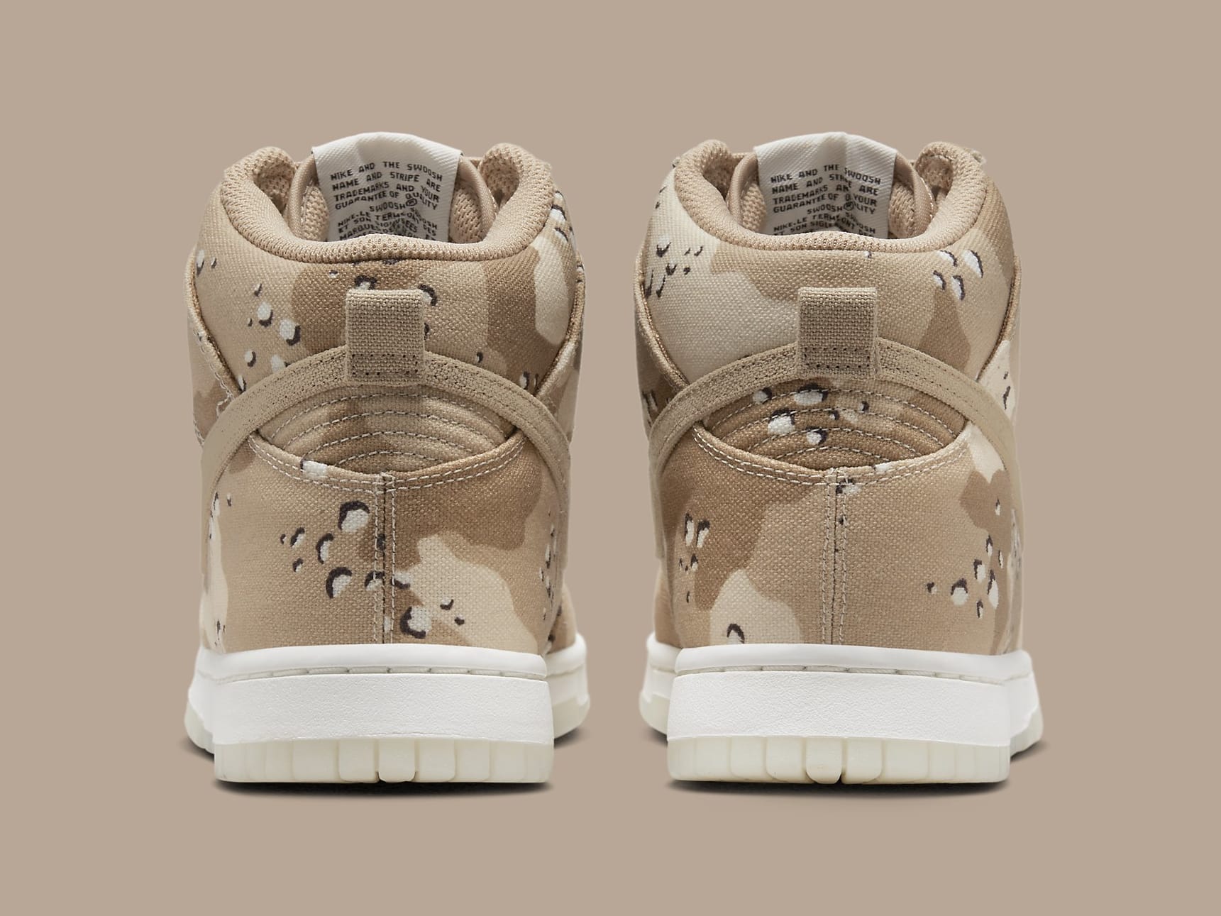 Nike Dunk High Desert Camo DX2314-200 Heel