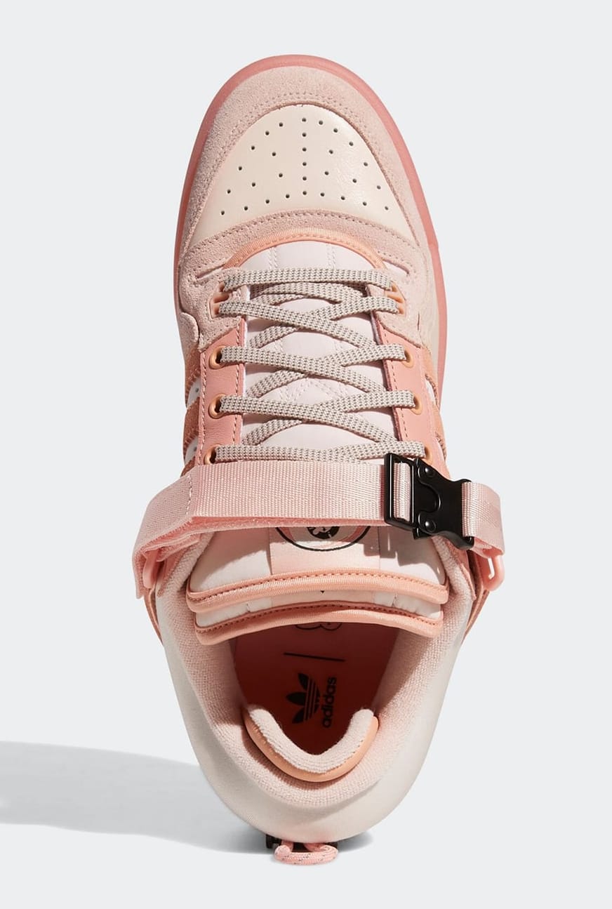 Bad Bunny x Adidas Forum Buckle Low Pink GW0265 Top