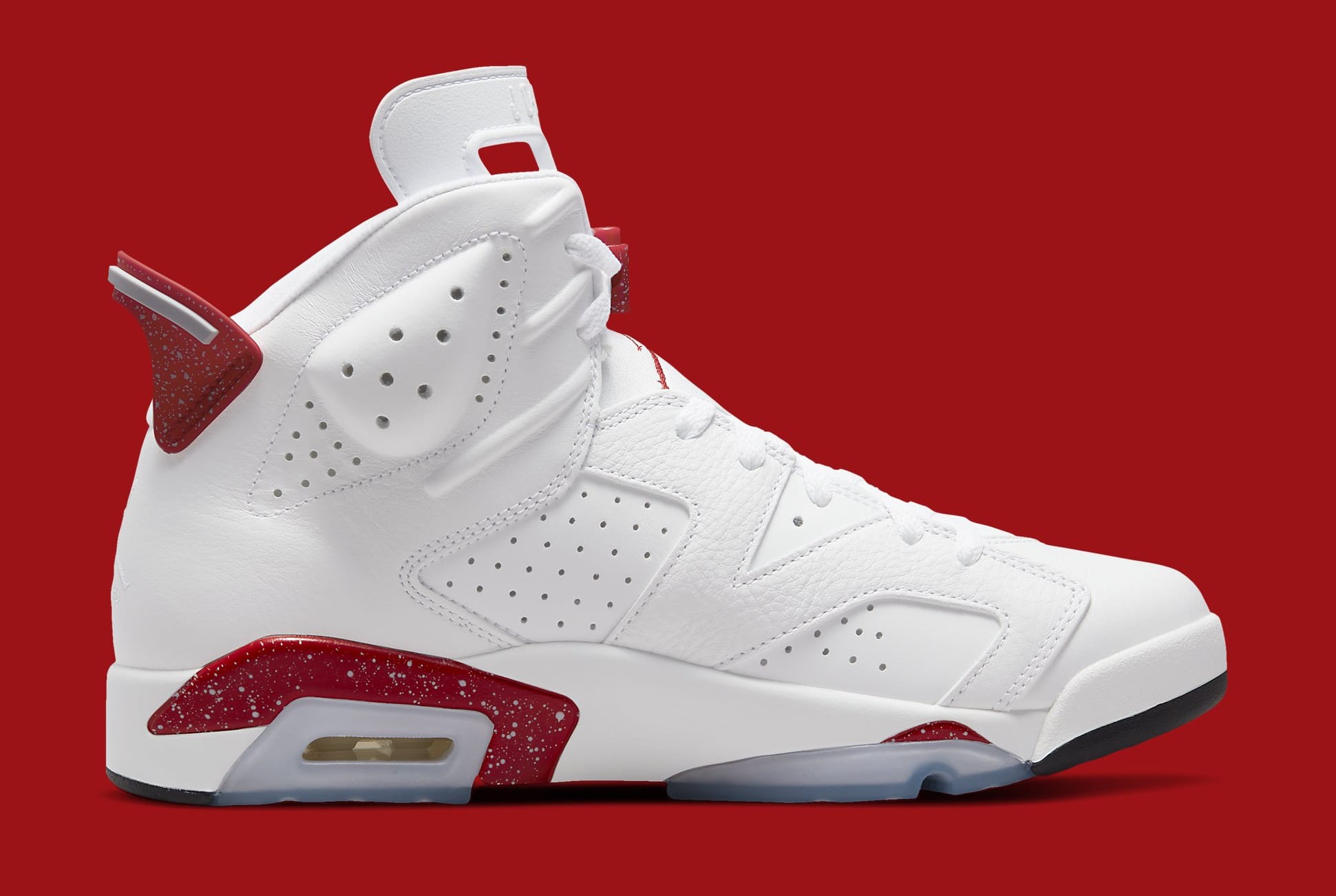 jordan 6 white red