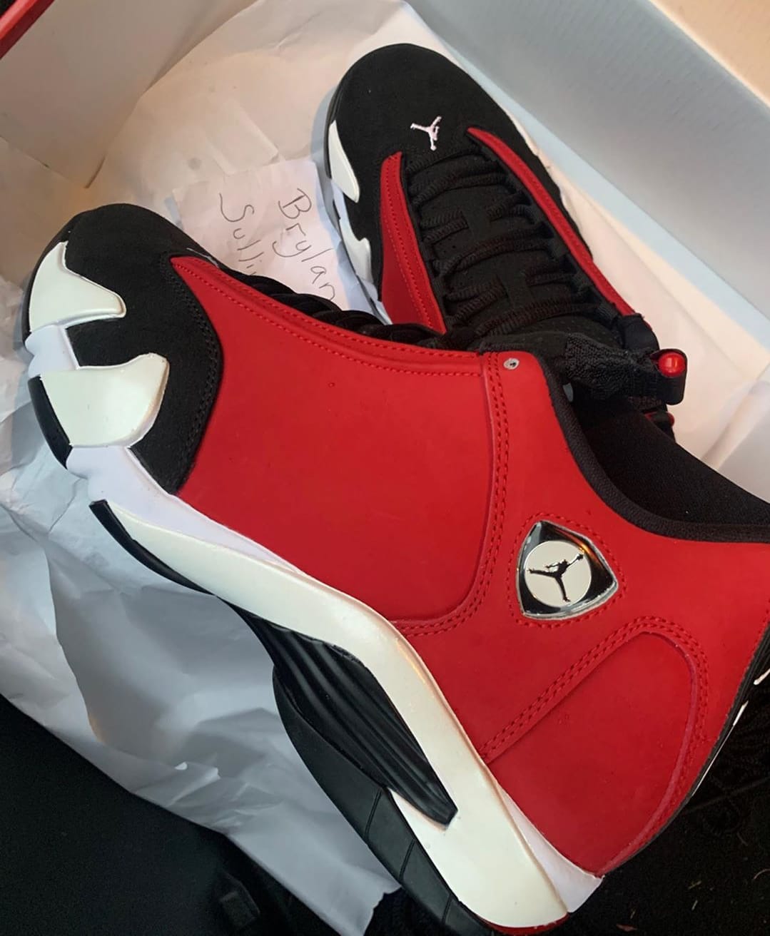 mens air jordan 14 retro gym red