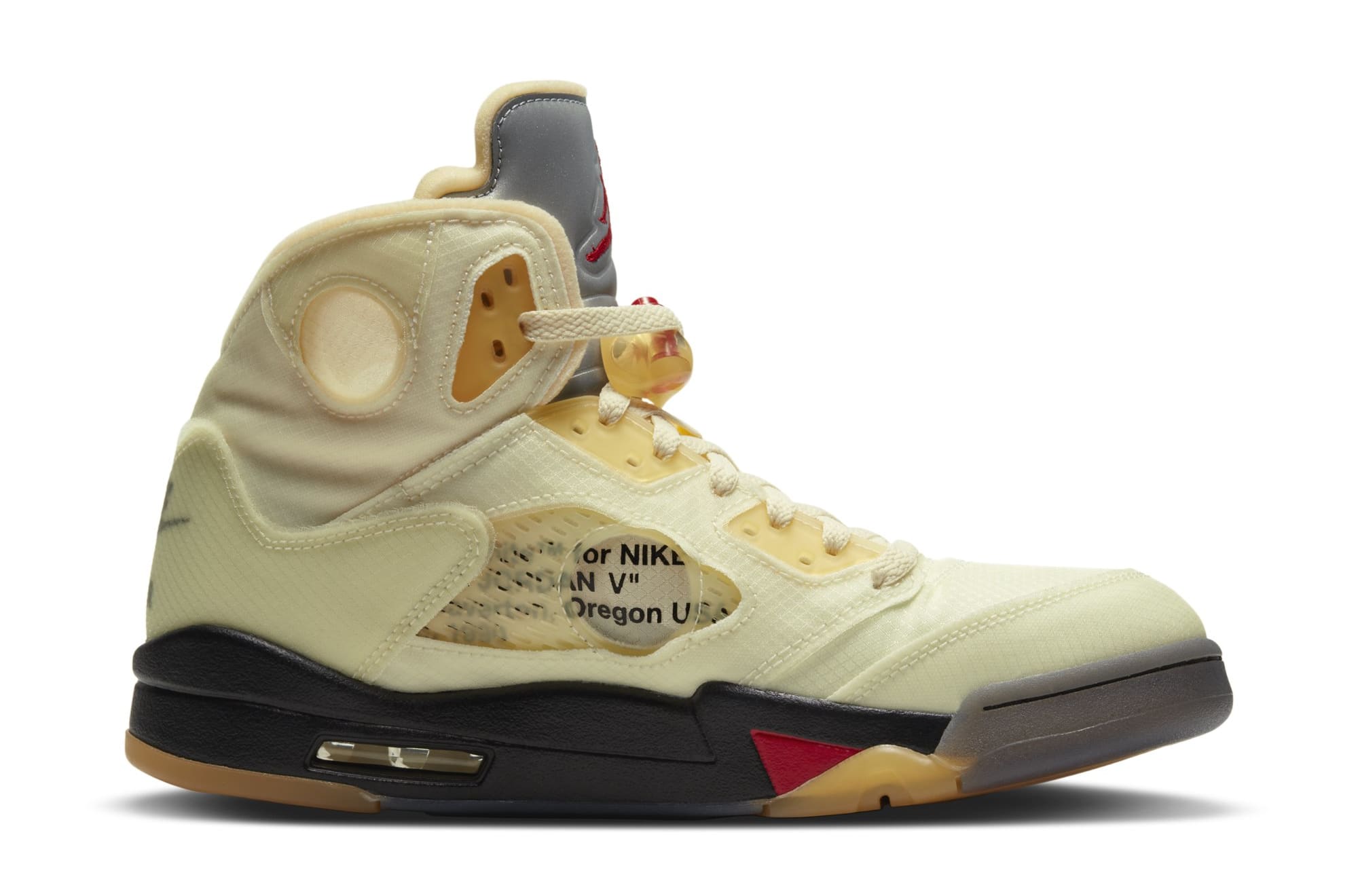 off white jordan 5 tan