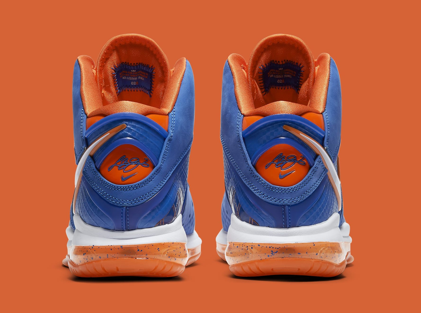 nike lebron 8 Orange