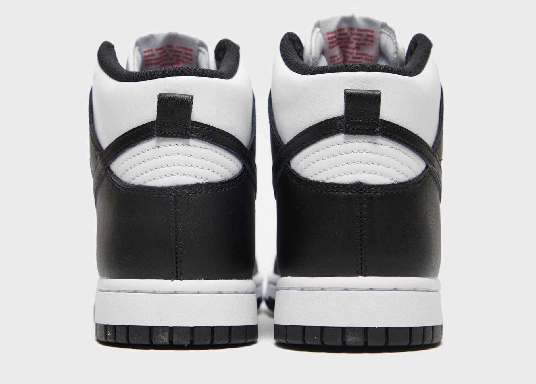 Nike Dunk High White/Black-University Red DD1869-103 Heel