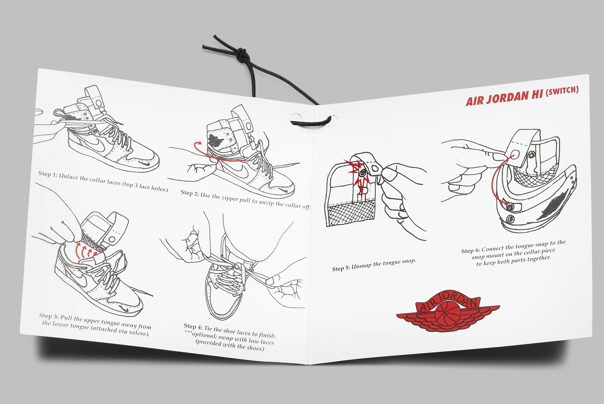 Air Jordan 1 High Switch White Light Smoke Grey Sail Tour Yellow Release Date CW6576-100 Booklet