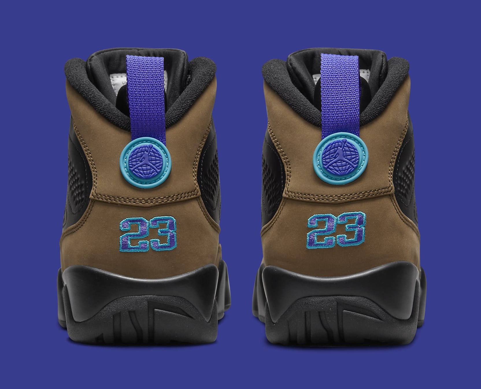 Air Jordan 9 Retro 'Light Olive Concord' Release Date CT8019034 Sole