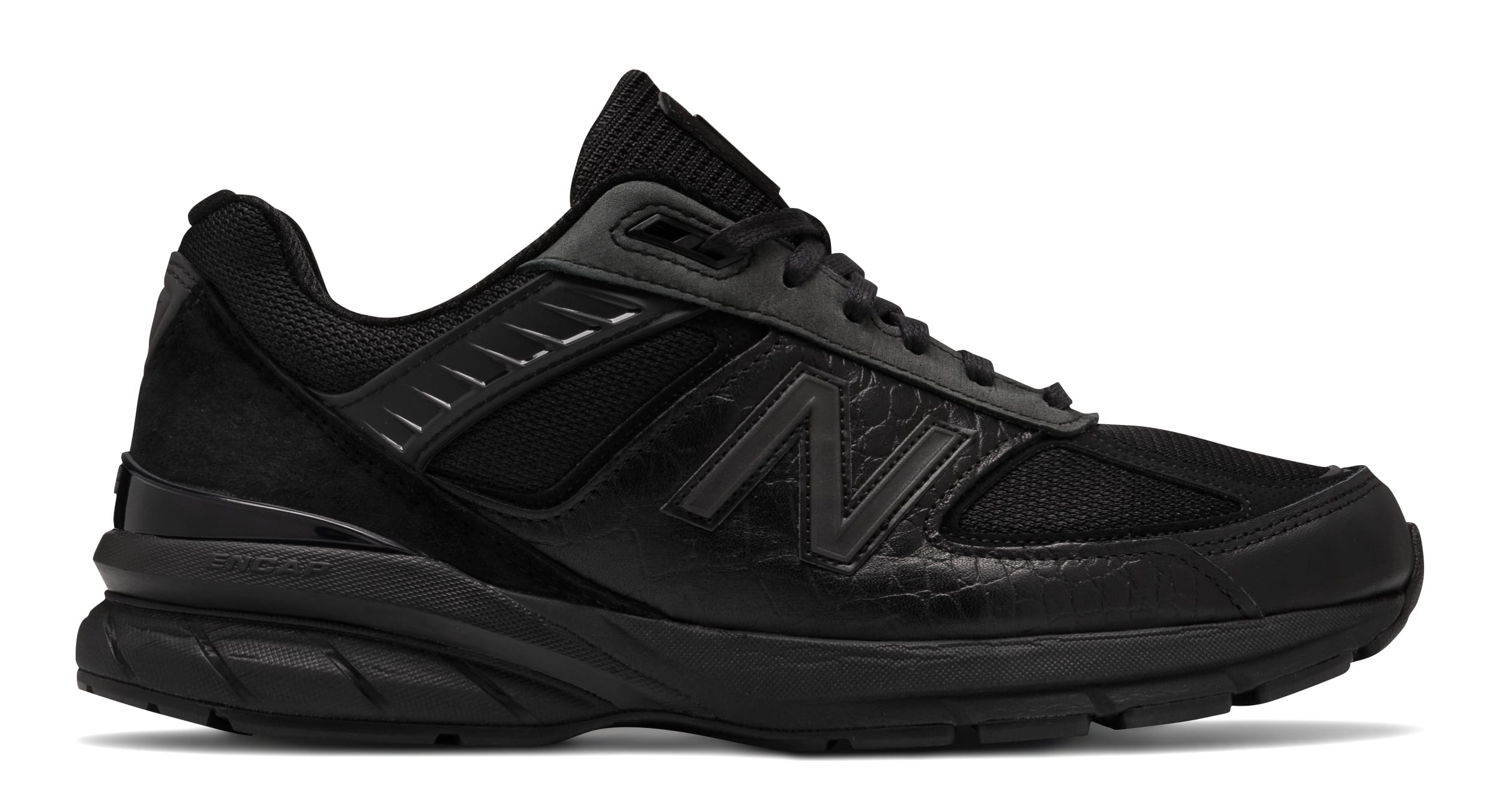 new balance embossed leather sneaker