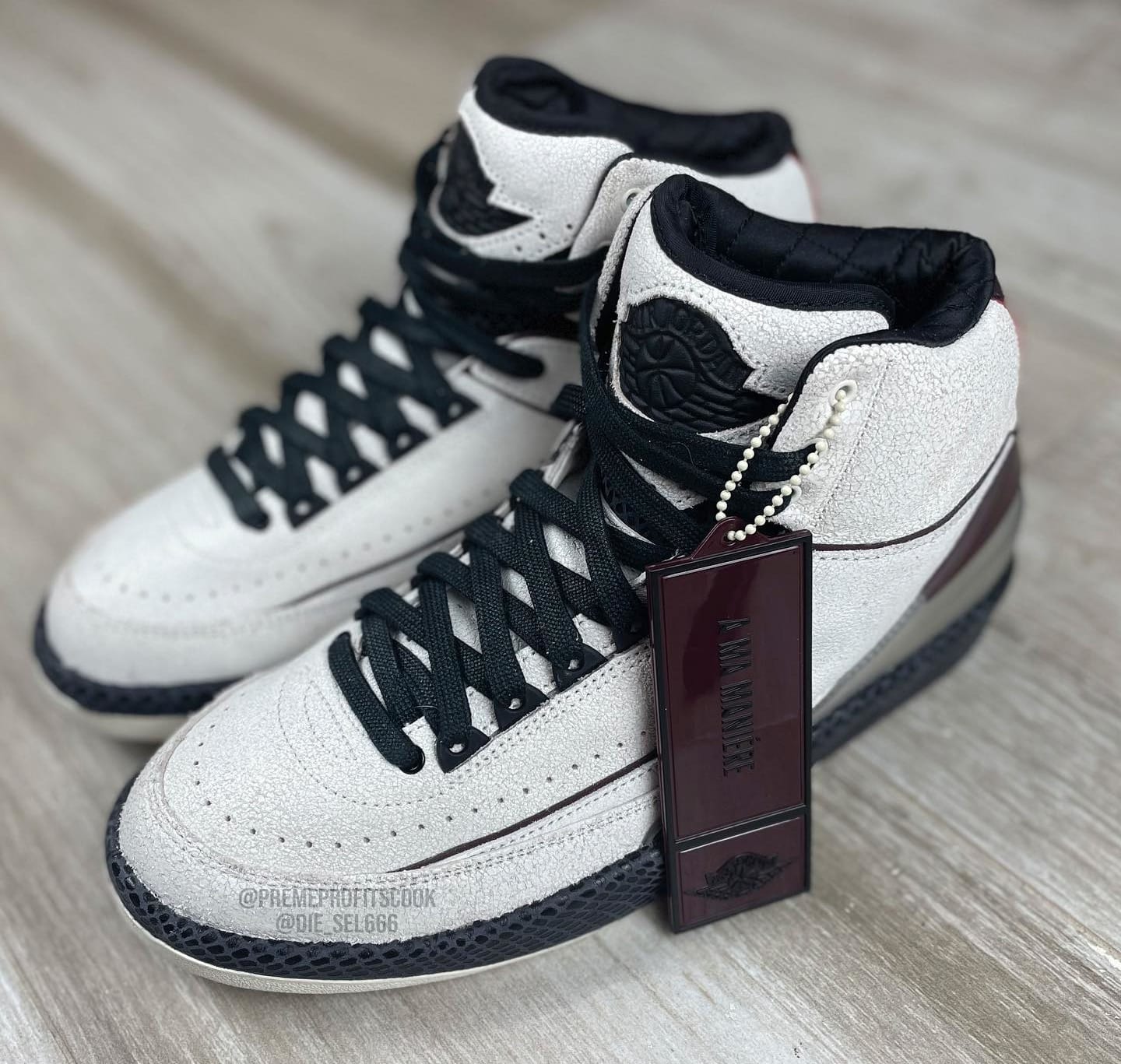 A Ma Maniere x Air Jordan 2 Pair