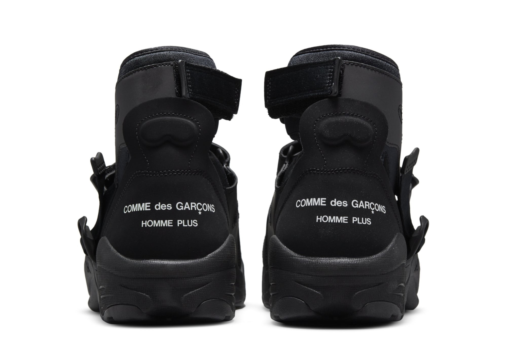 Comme des Garcons Homme Plus x Nike Air Carnivore 'Black' (Heel)