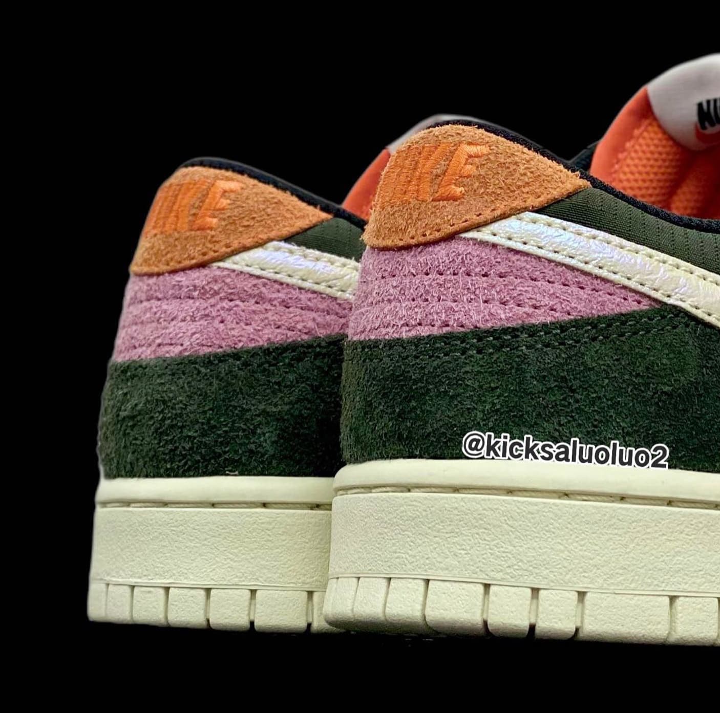 This Nike Dunk Looks Like a Trout Closer look at the fishinspired colorway