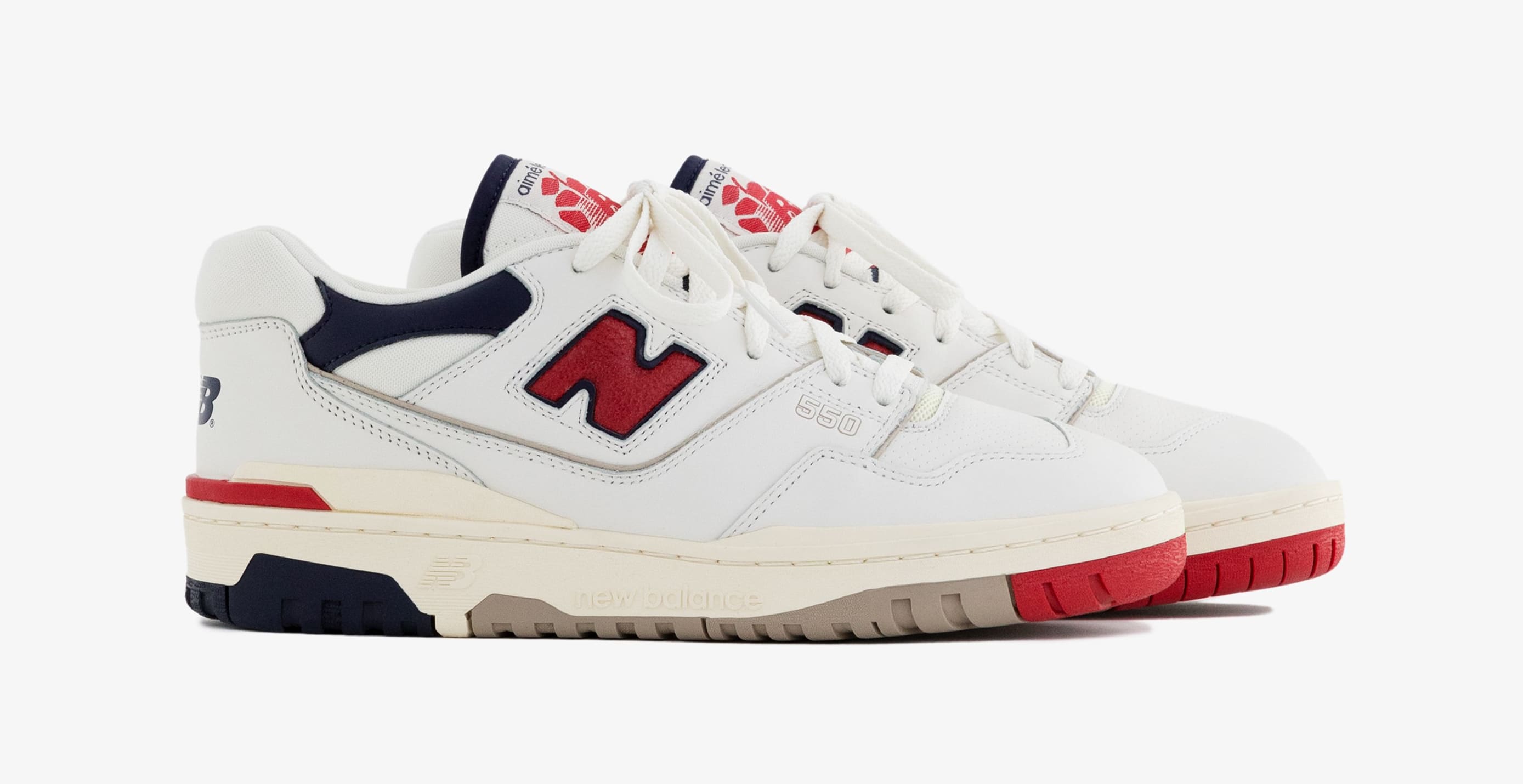 aimé leon dore x new balance p550 basketball oxford