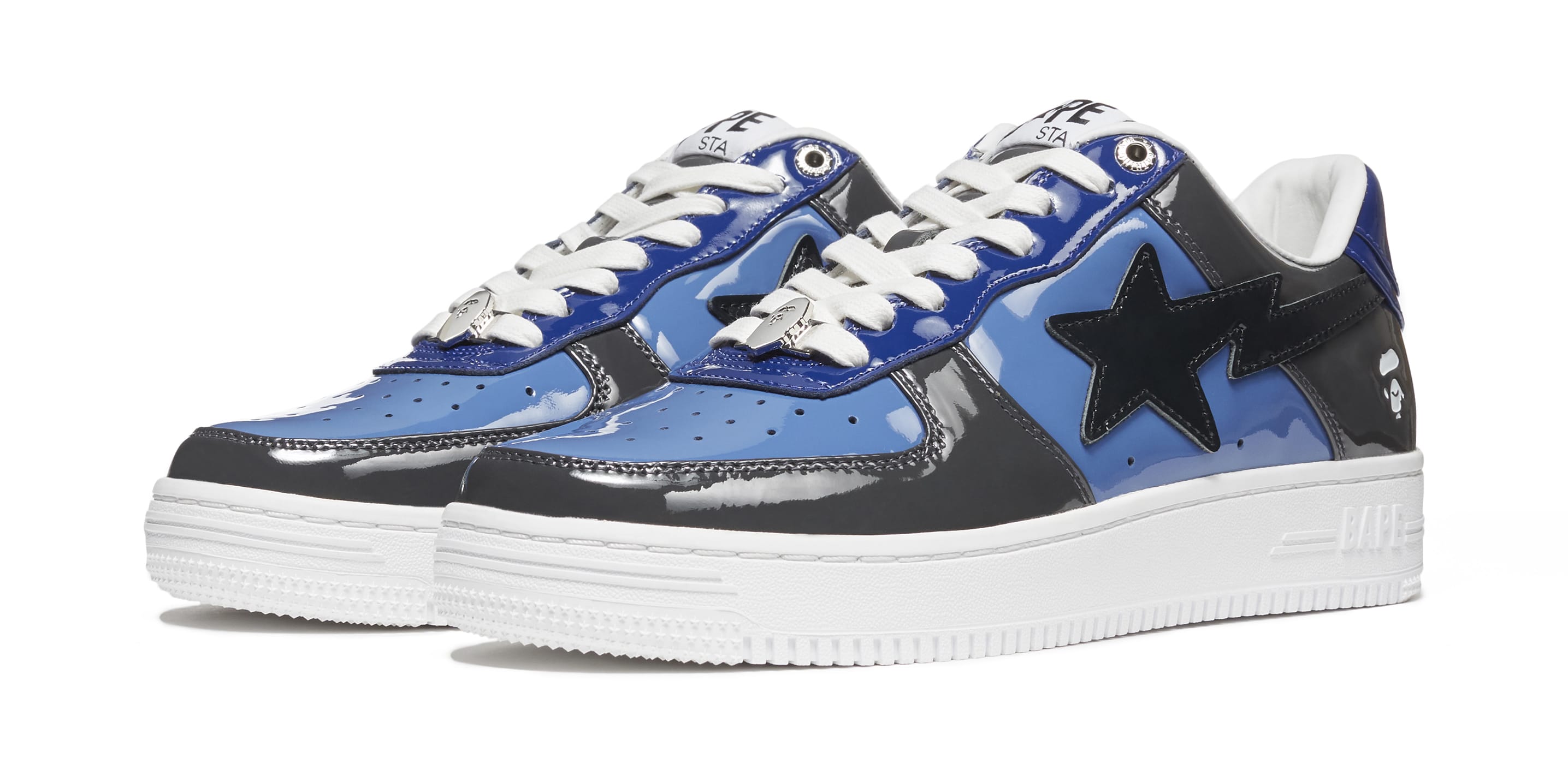 bapesta shoes blue