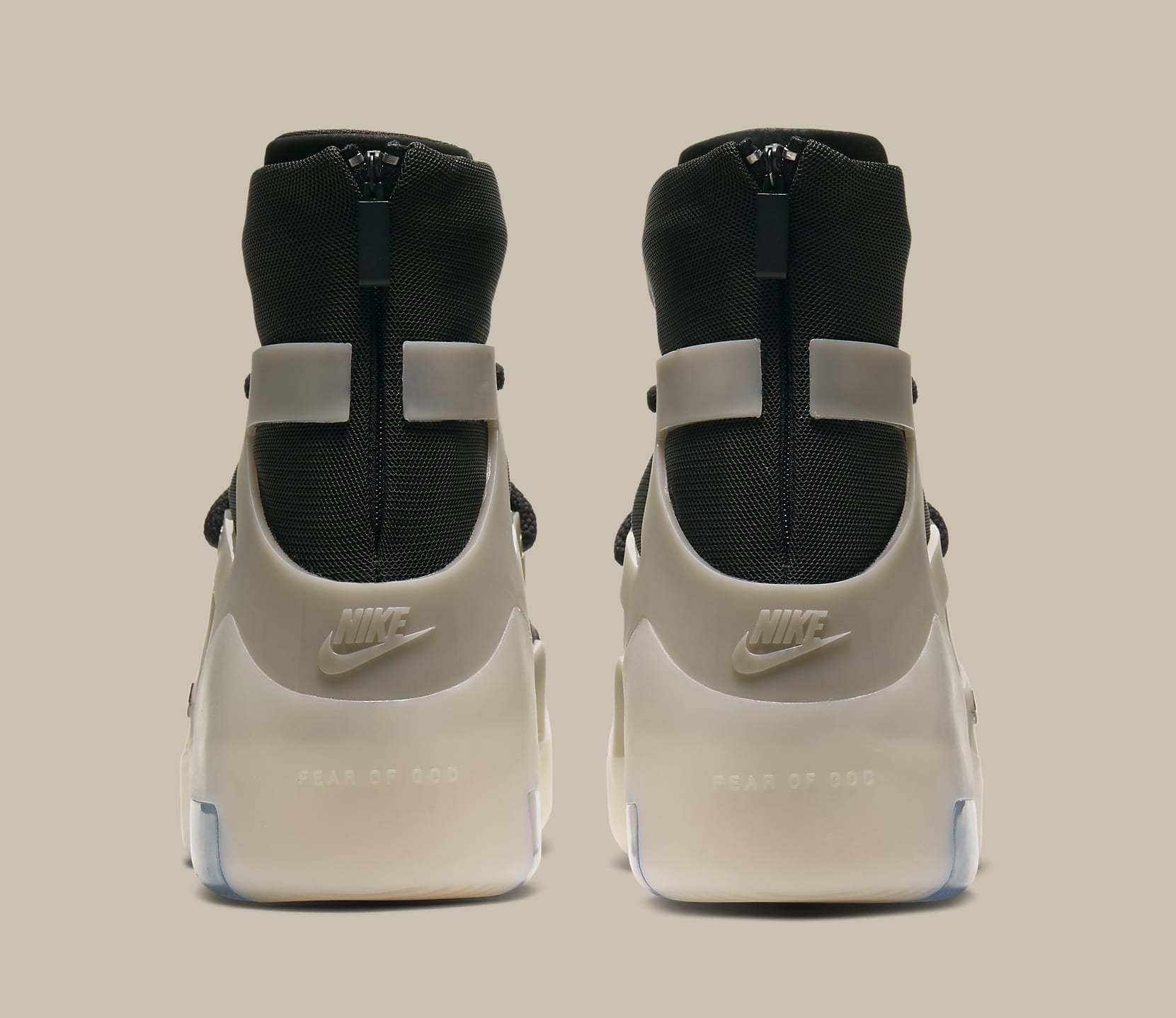 nike fear of god off noir