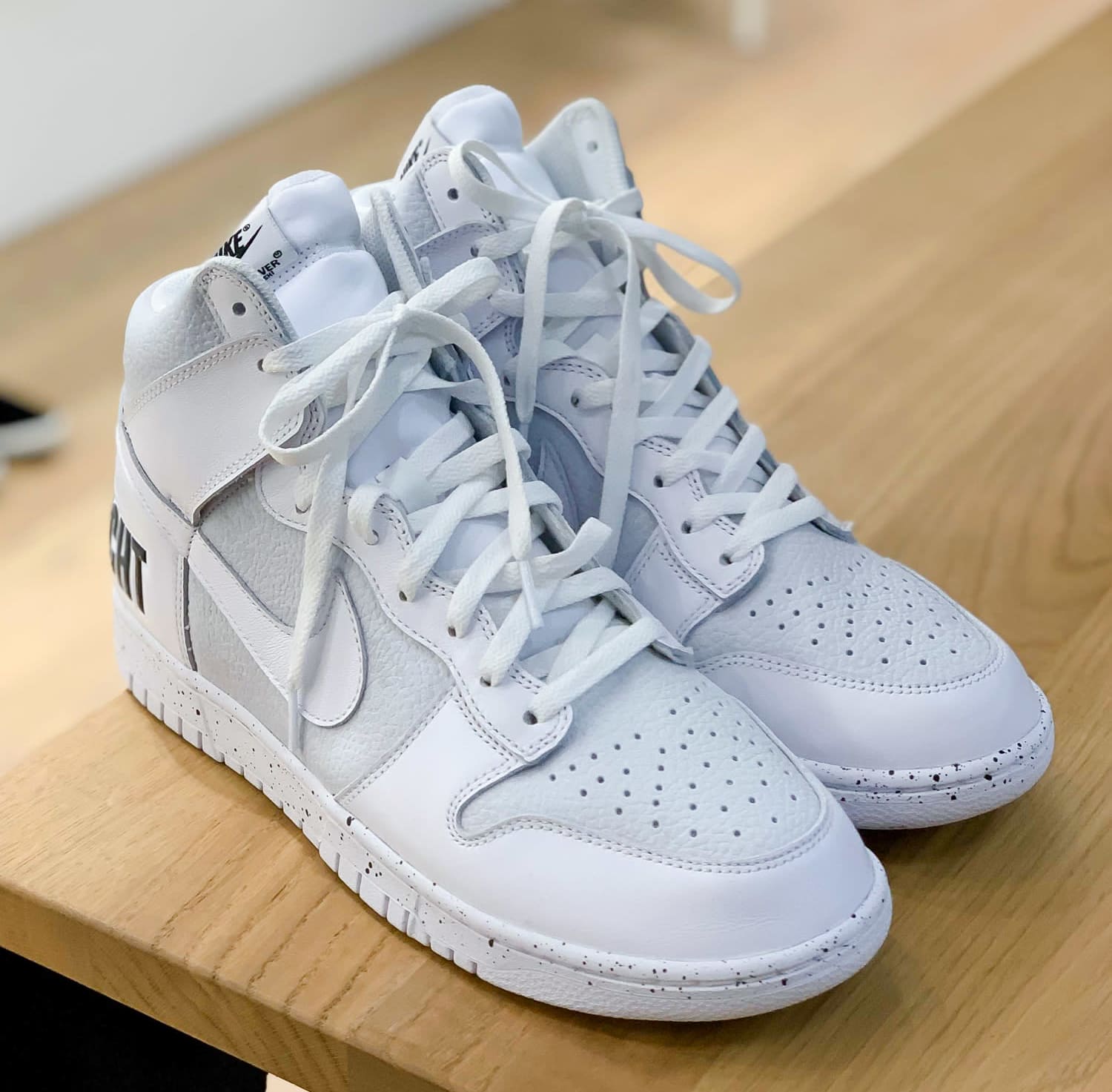 Undercover x Nike Dunk High White Pair