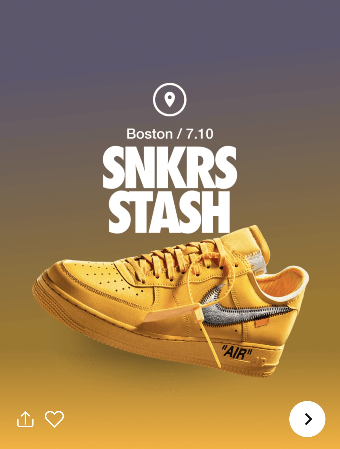 Off-White x Nike Air Force 1 Low 'Lemonade' Release Date DD1876-700 | Sole Collector