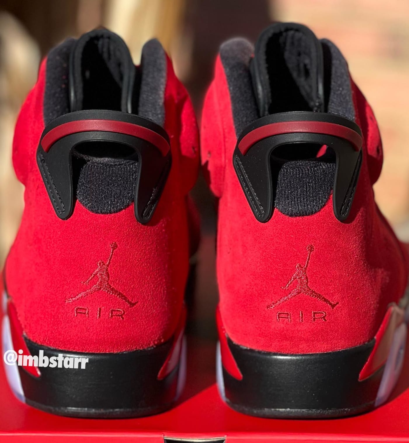 jordan 6 red suede