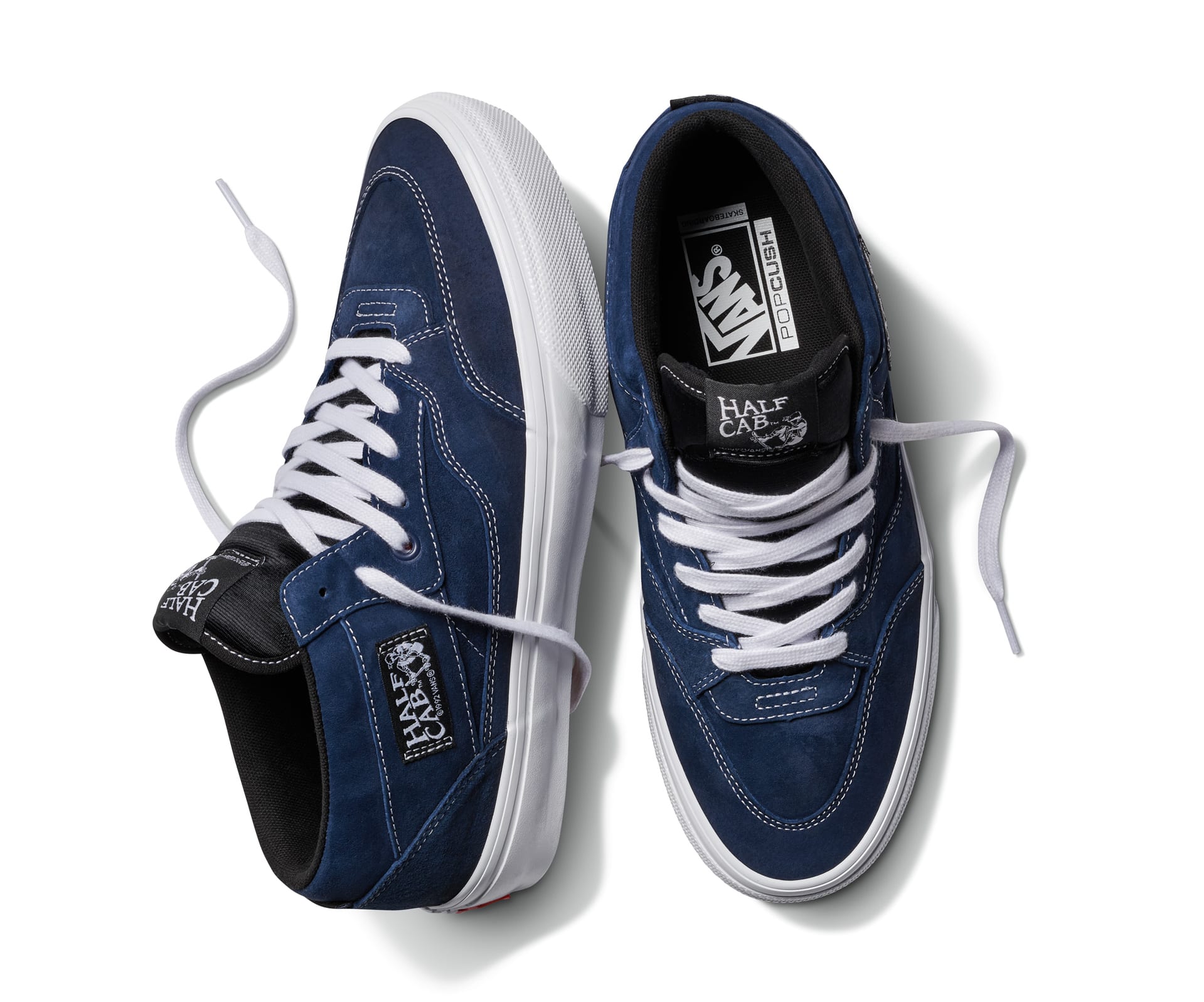 vans half cab pro navy