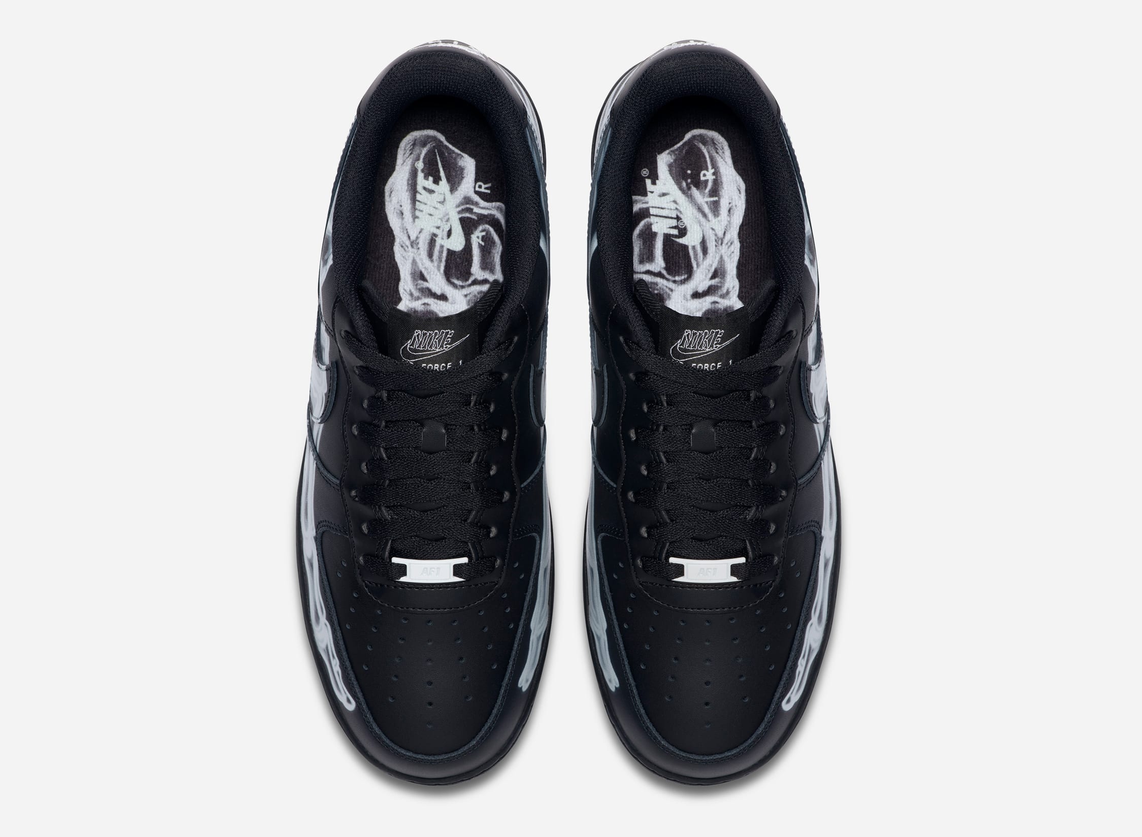 Nike Air Force 1 Low &quot;Black Skeleton&quot; Release Date Confirmed: Official Photos
