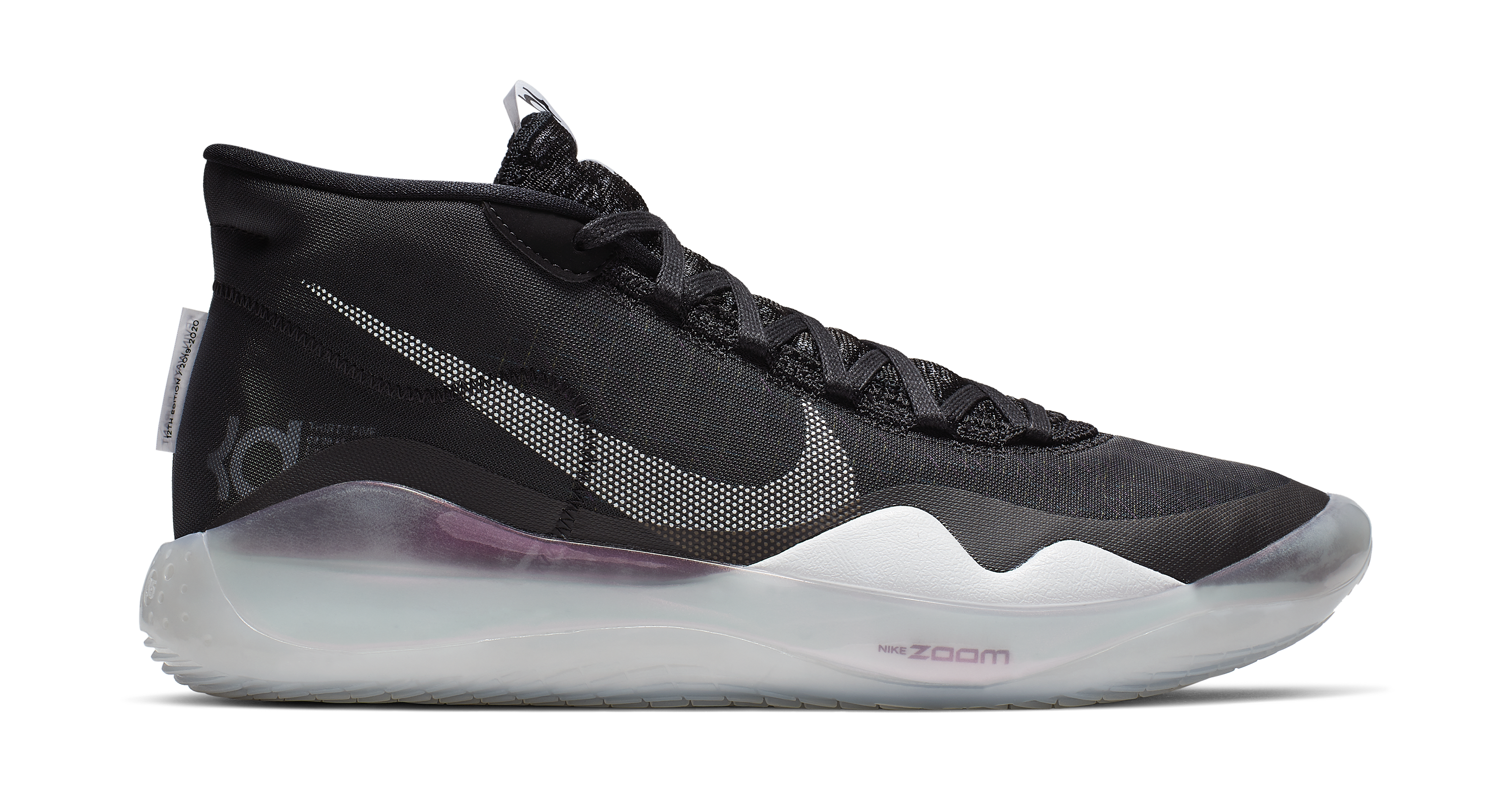 Nike Zoom KD 12 'Black/Pure Platinum 