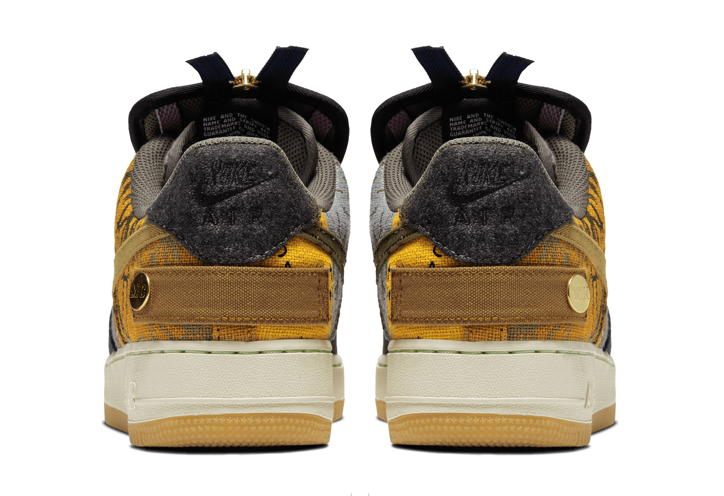 Travis Scott X Nike Air Force 1 Low Multi Color Muted Bronze Fossil Cn2405 900 Sole Collector