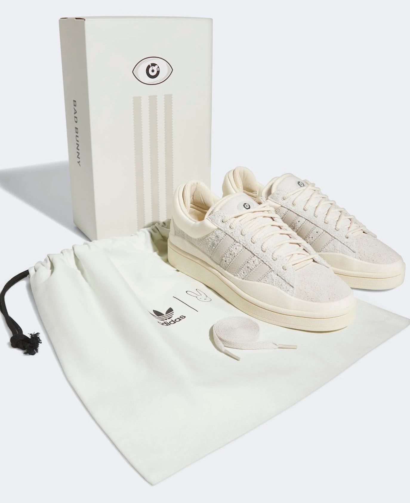 Bad Bunny x Adidas Campus Collab Sail Release Date | Sole Collector