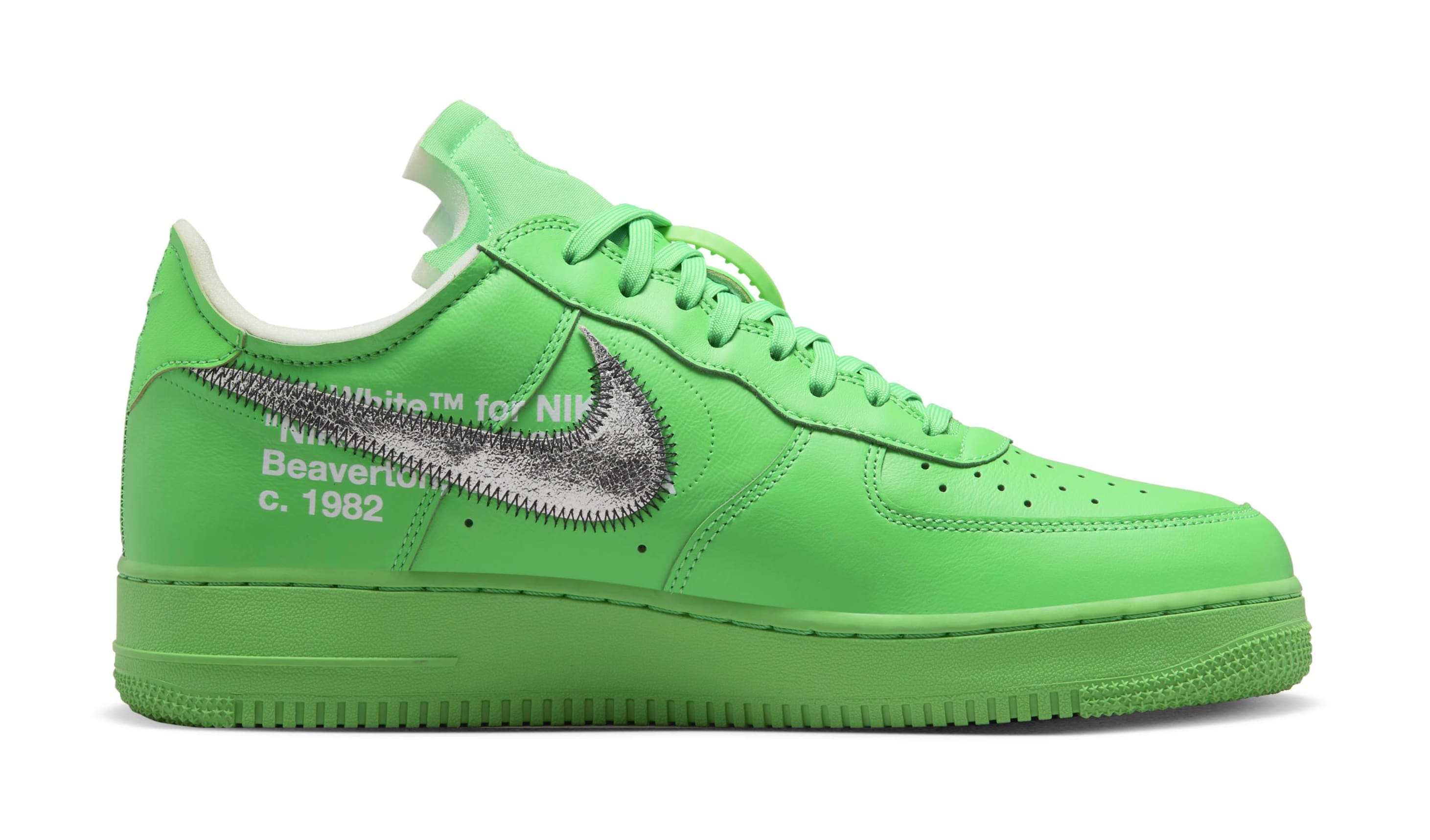 'Green Spark' OffWhite x Nike Air Force 1s Release Next Week Latest update