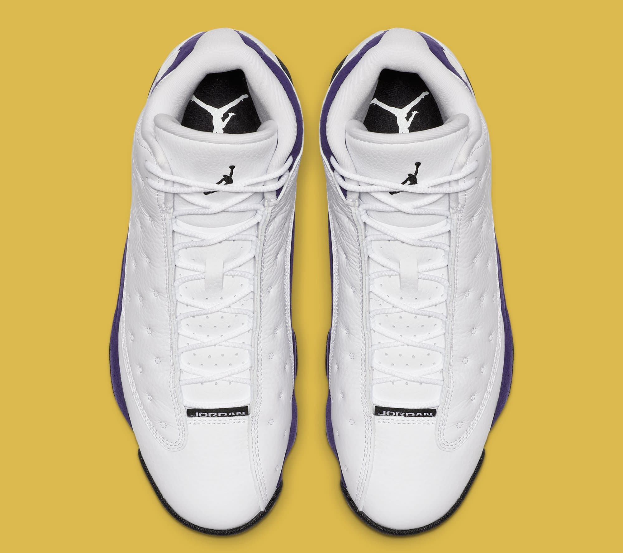 new jordan 13 purple and white