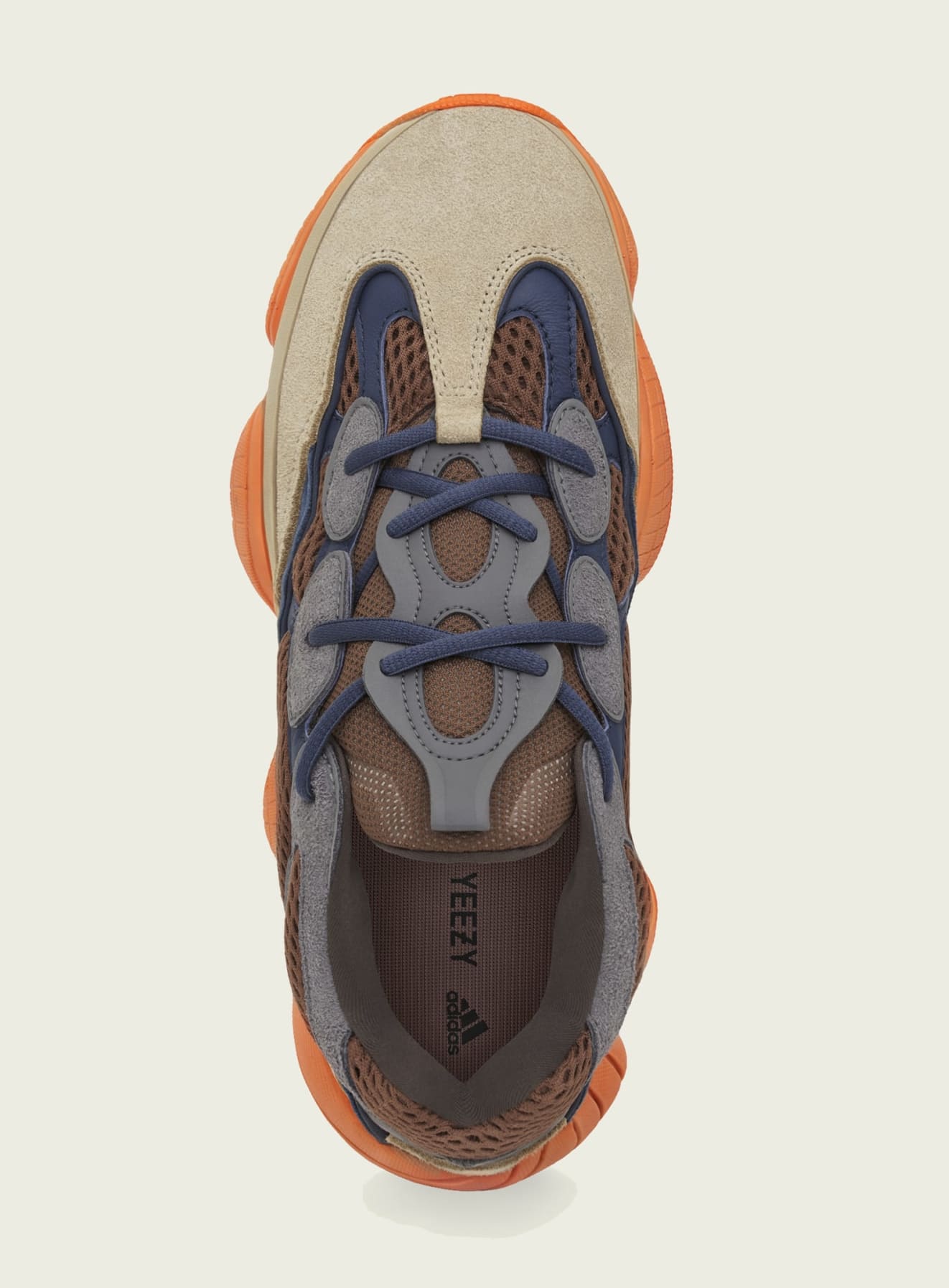 Yeezy 500 orange blue