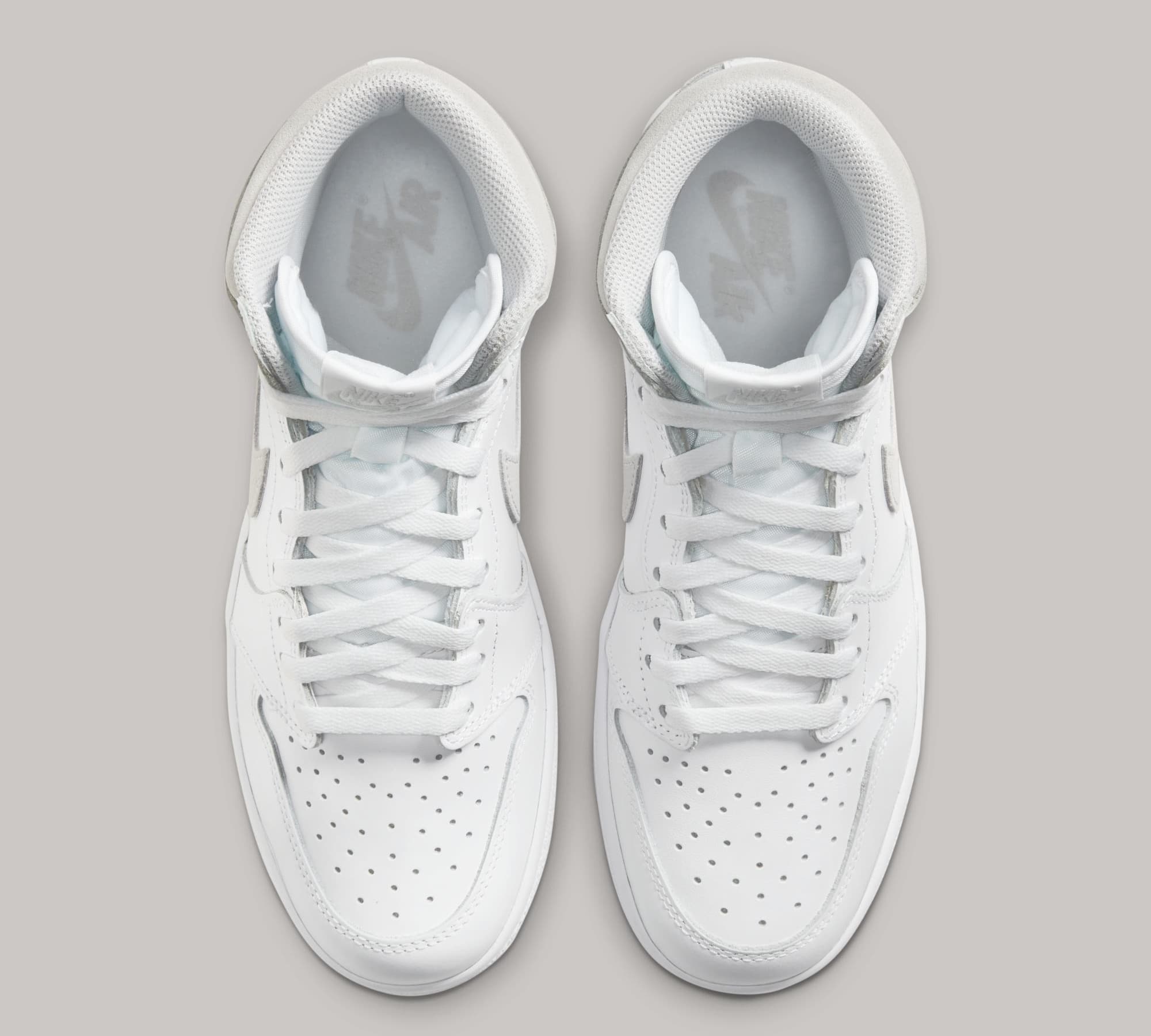 Air Jordan 1 High 85 White Neutral Grey Release Date Bq4422 100 Sole Collector