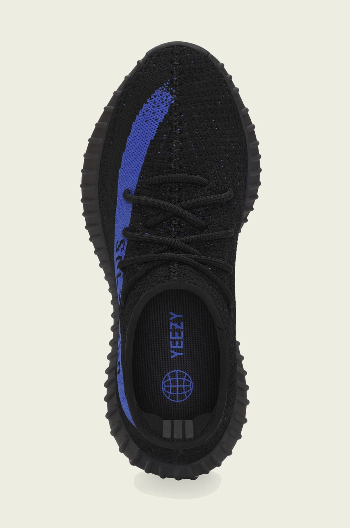 yeezy black and blue