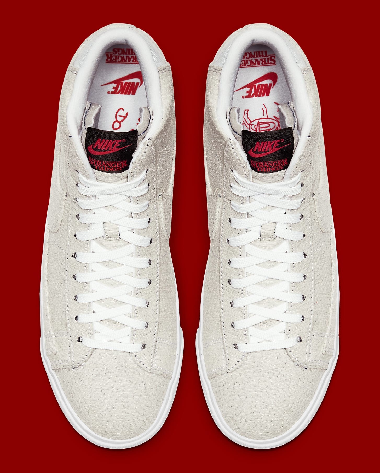 stranger things nike blazer burn