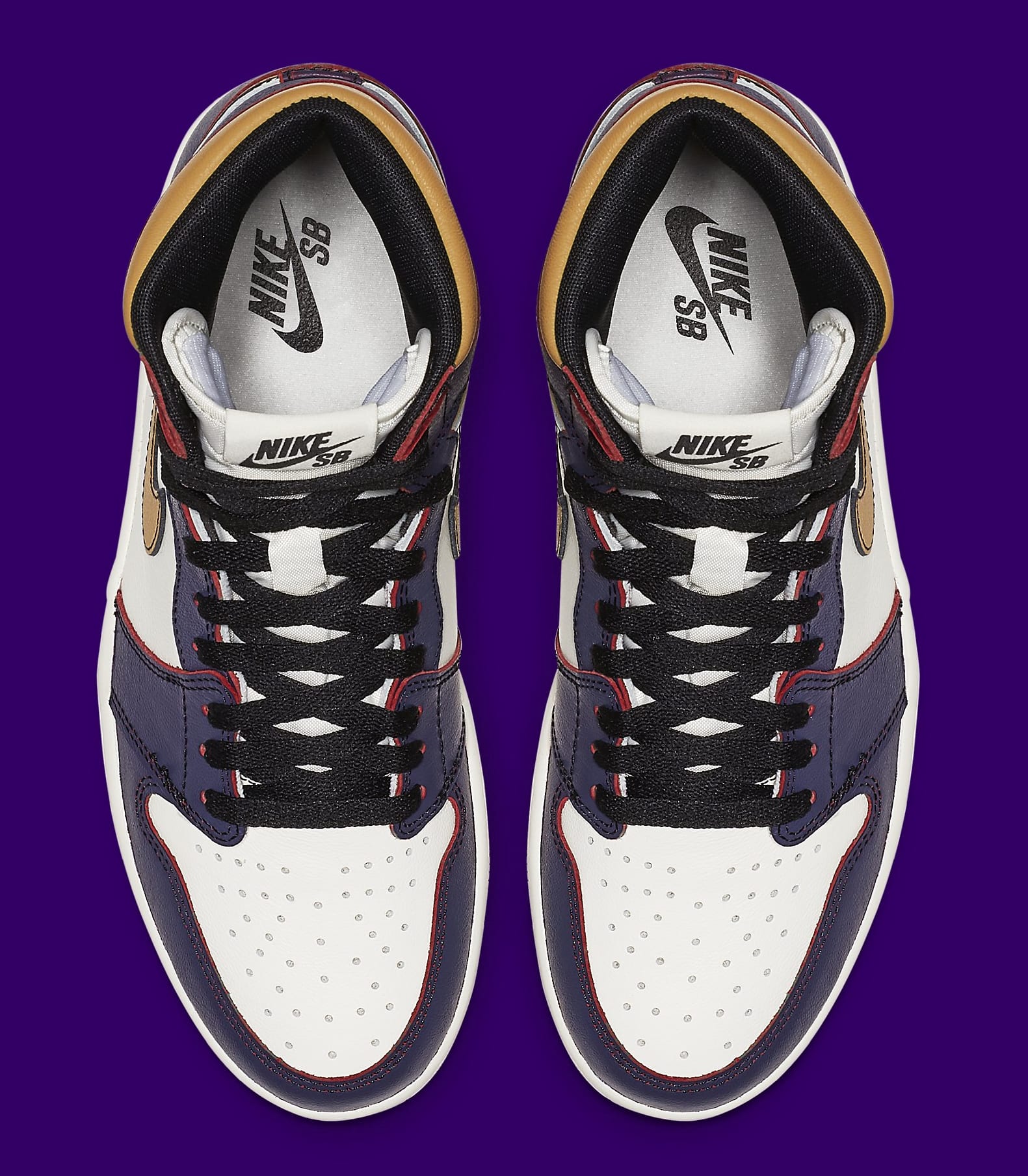 nike sb air jordan 1 lakers