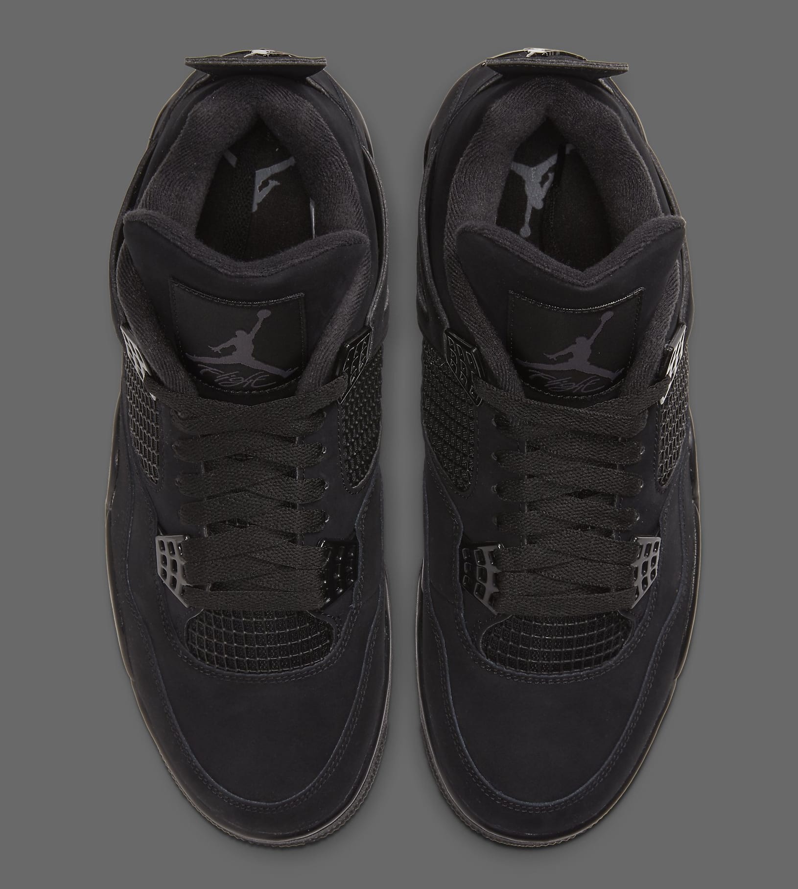 finish line jordan 4 black cat