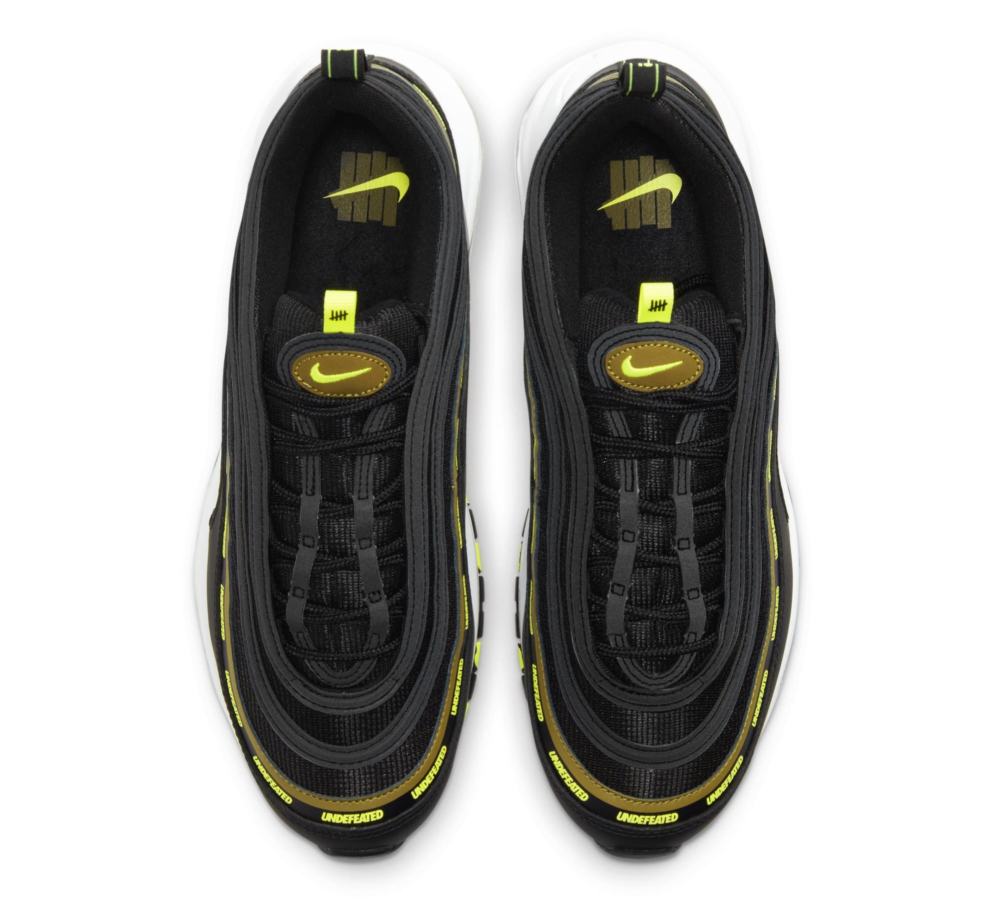 Undefeated x Nike Air Max 97 'Black/Volt' DC4830-001 (Top)