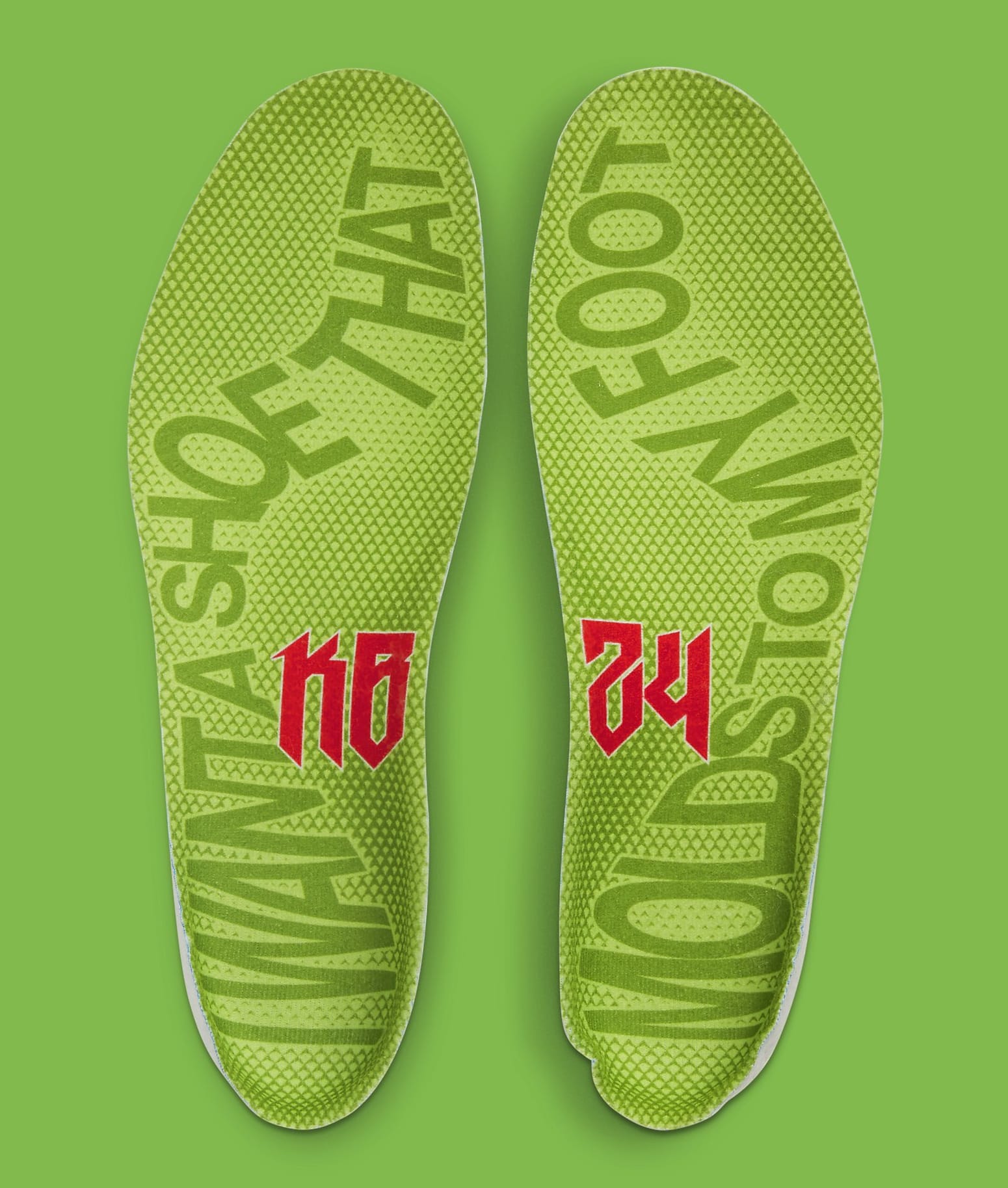 Nike Kobe 6 Protro 'Grinch' CW2190-300 Footbed