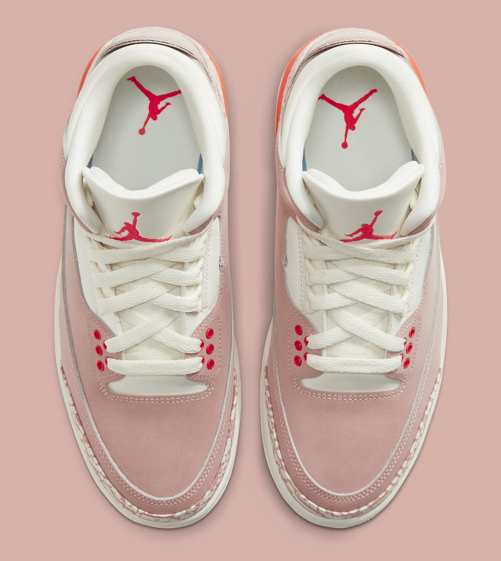 jordan three rust pink