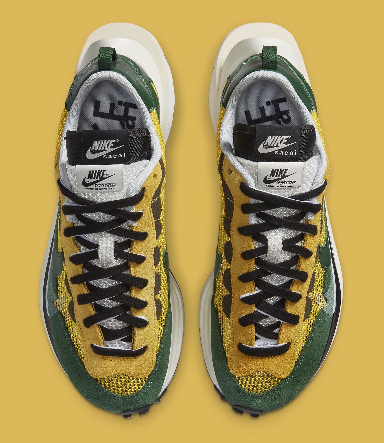 Sacai x Nike VaporWaffle 'Tour Yellow' CV1363-700 Top