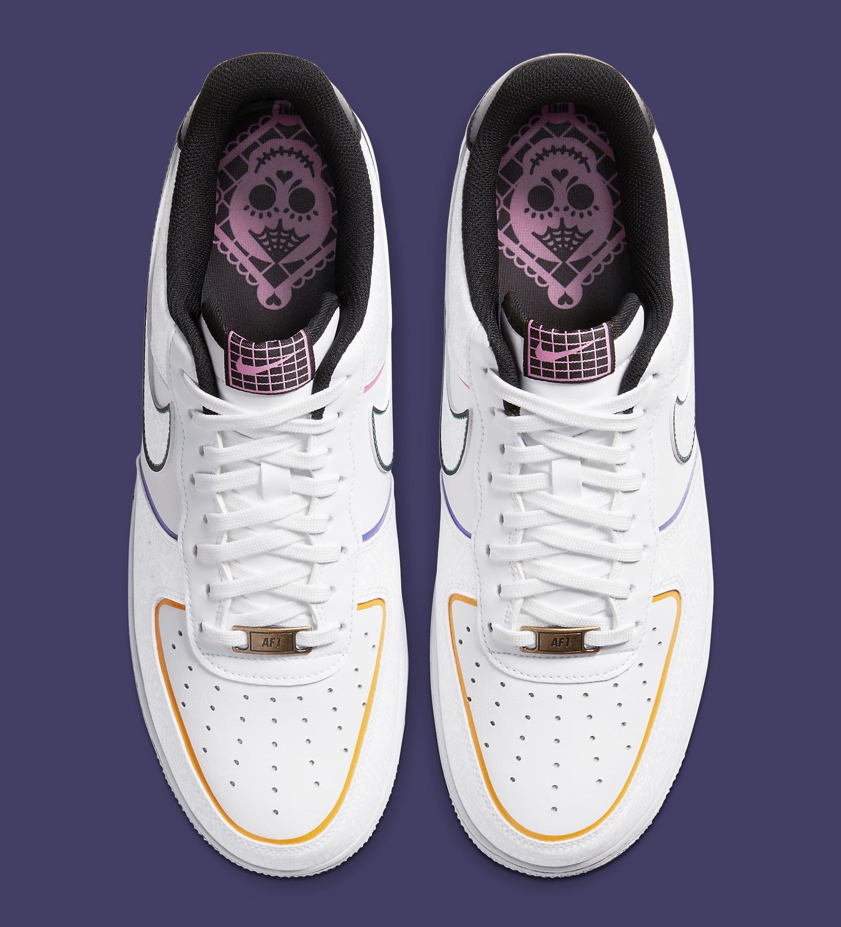 dia de los muertos nike air force 1