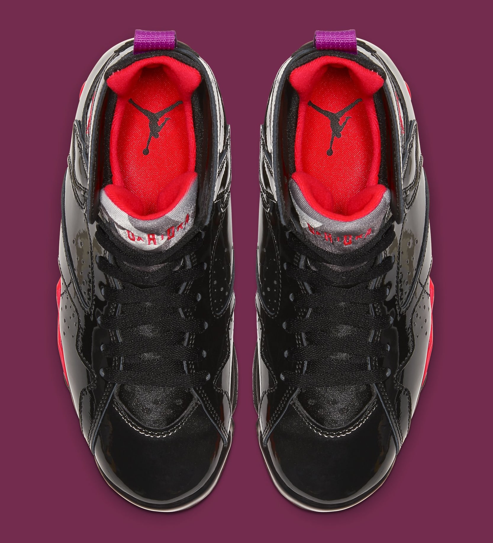 air jordan 7 wmns black patent leather