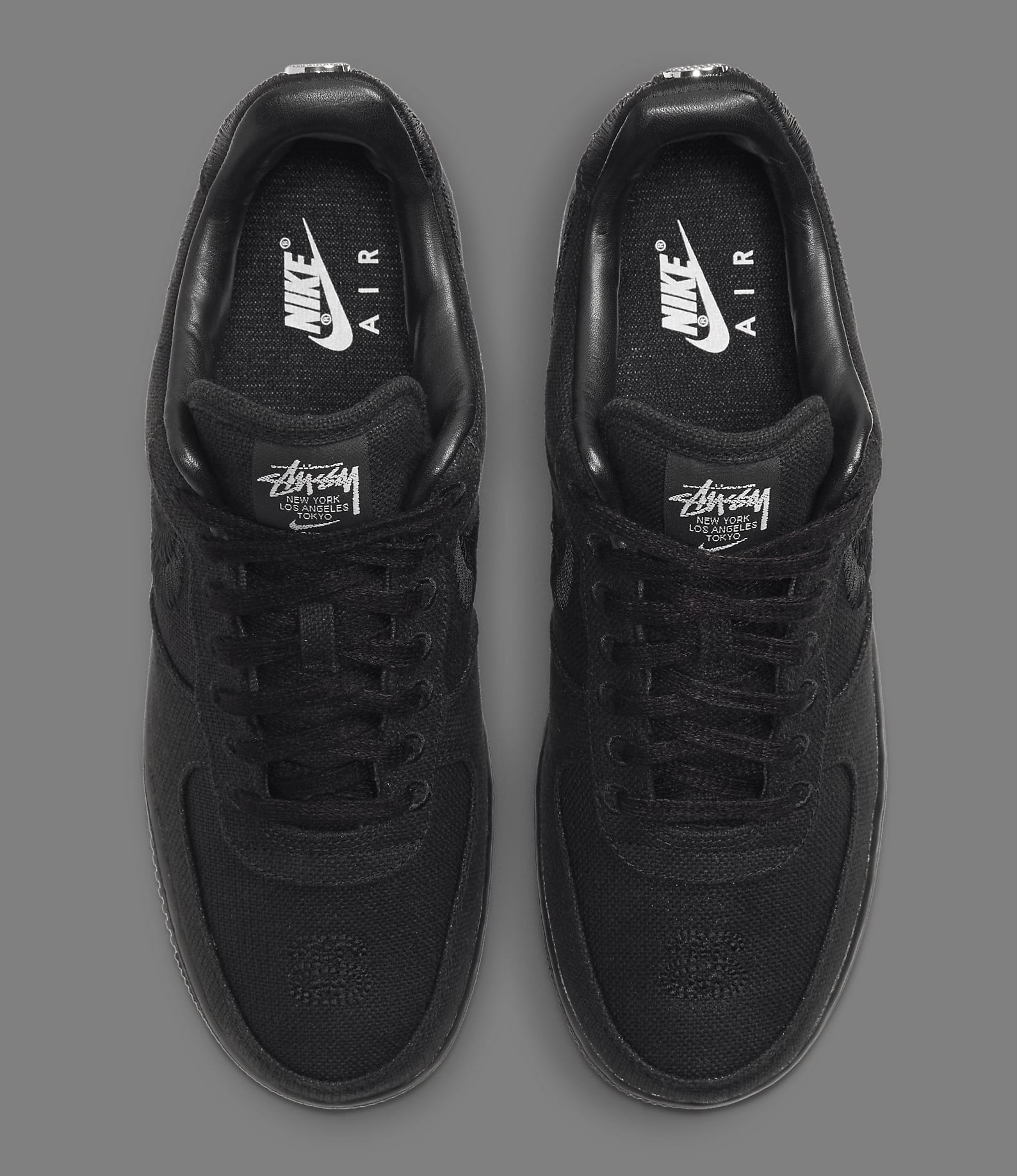 stussy airforce 1 black