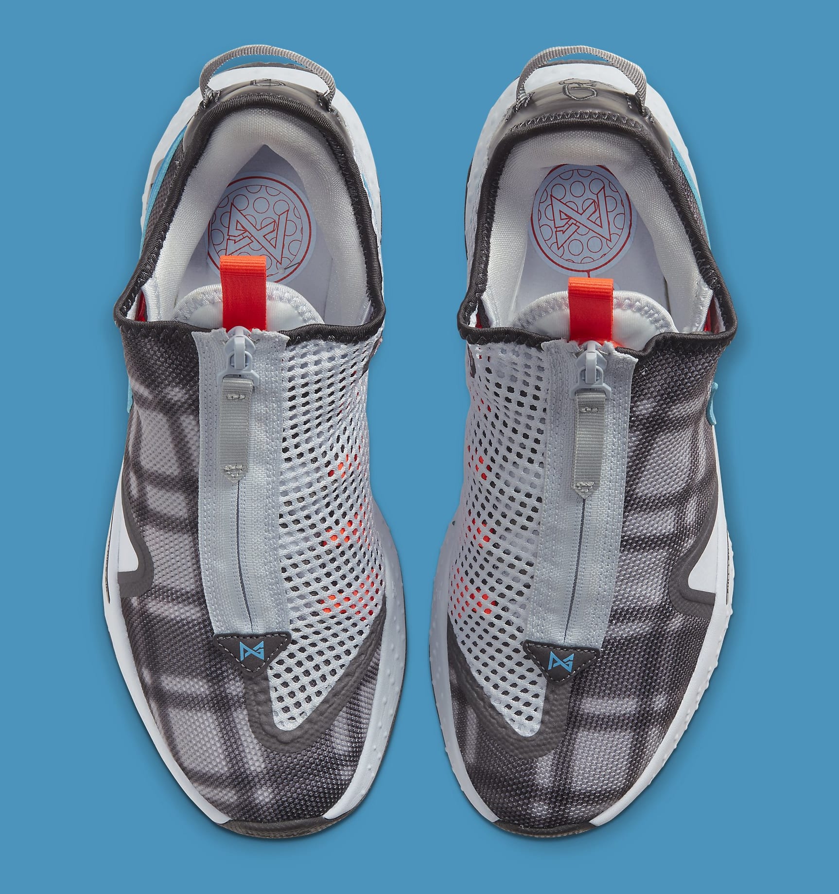 nike pg 4 football grey plaid