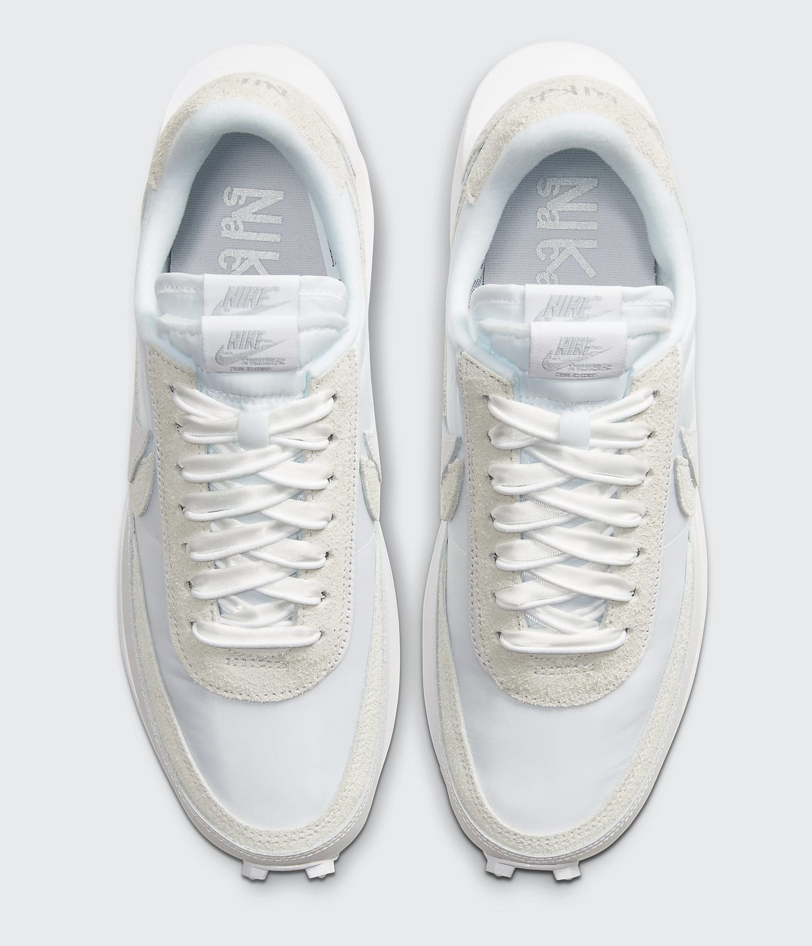 sacai nike waffle white