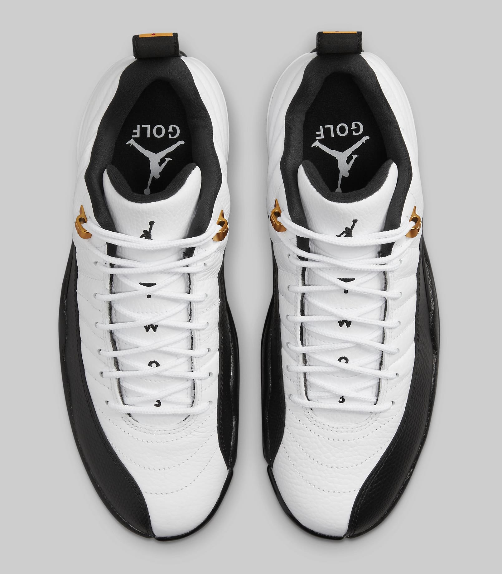 Air Jordan 12 Golf 'Taxi' Release Date DH4120 100 March 2022 Sole