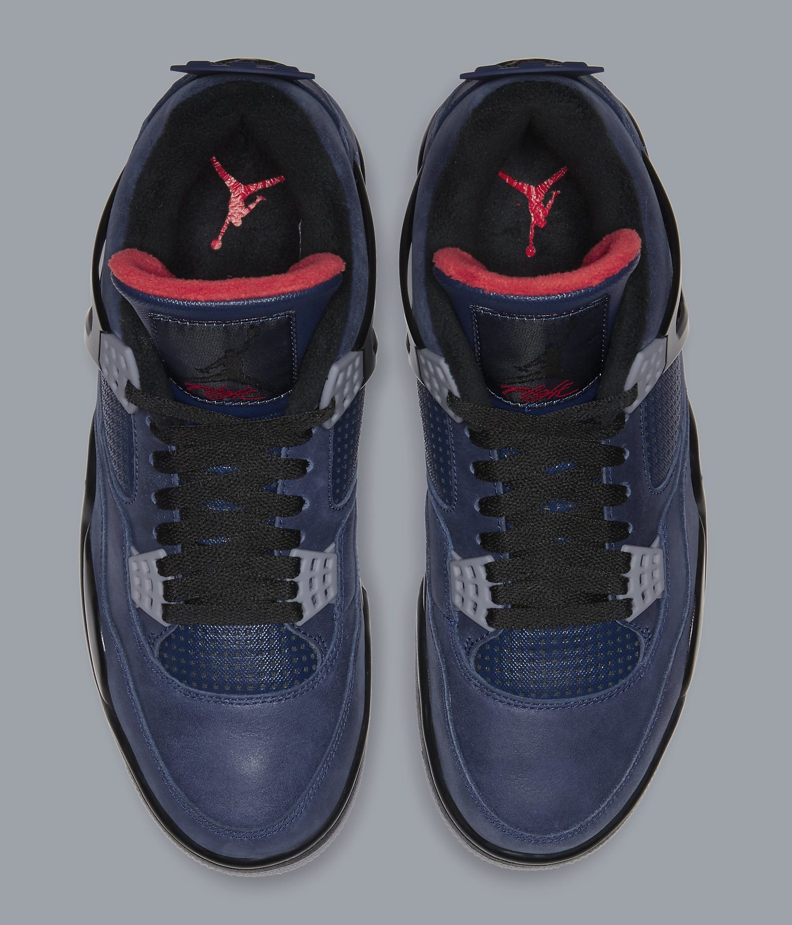 Air Jordan 4 Retro Wntr Loyal Blue White Habanero Red Black