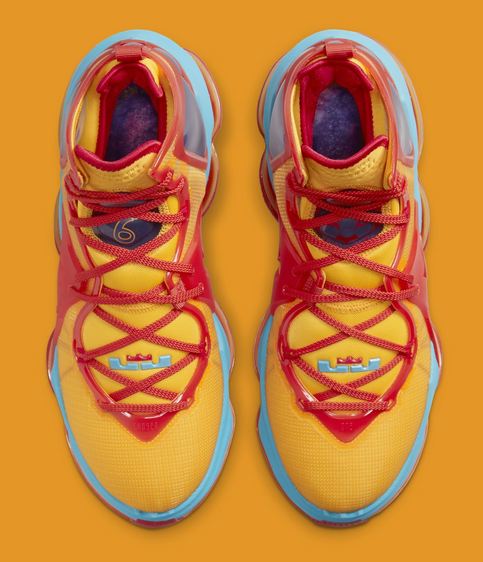 Nike LeBron 19 'Uniform Hook' DC9338 800 Top