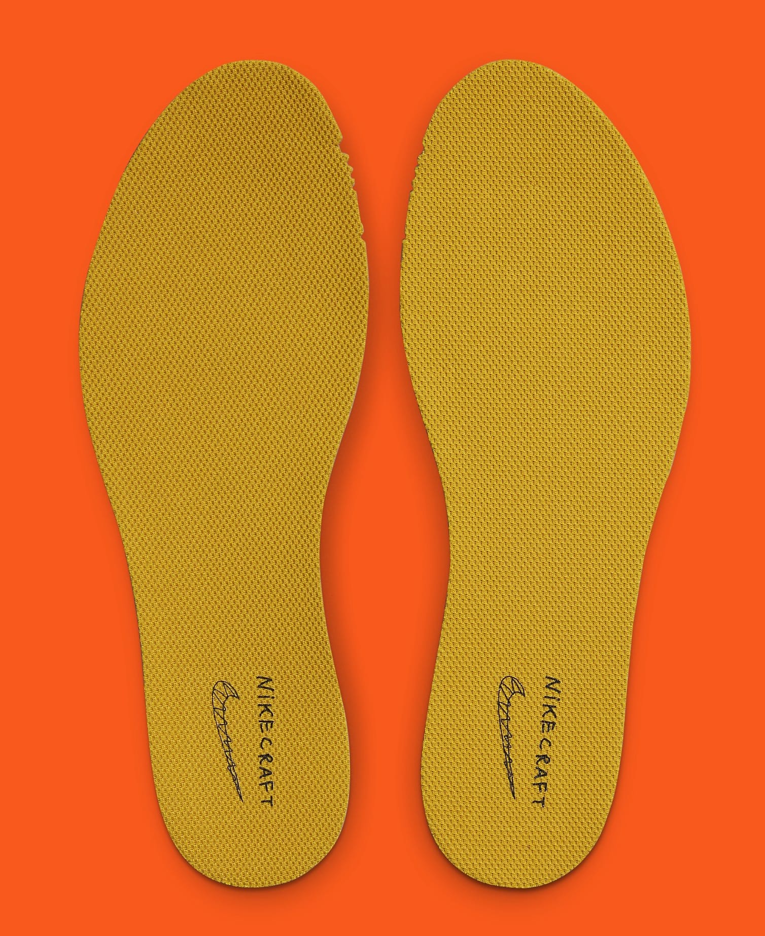 Tom Sachs x Nike General Purpose Shoe 'Dark Sulfur' DA6672 700 Insole