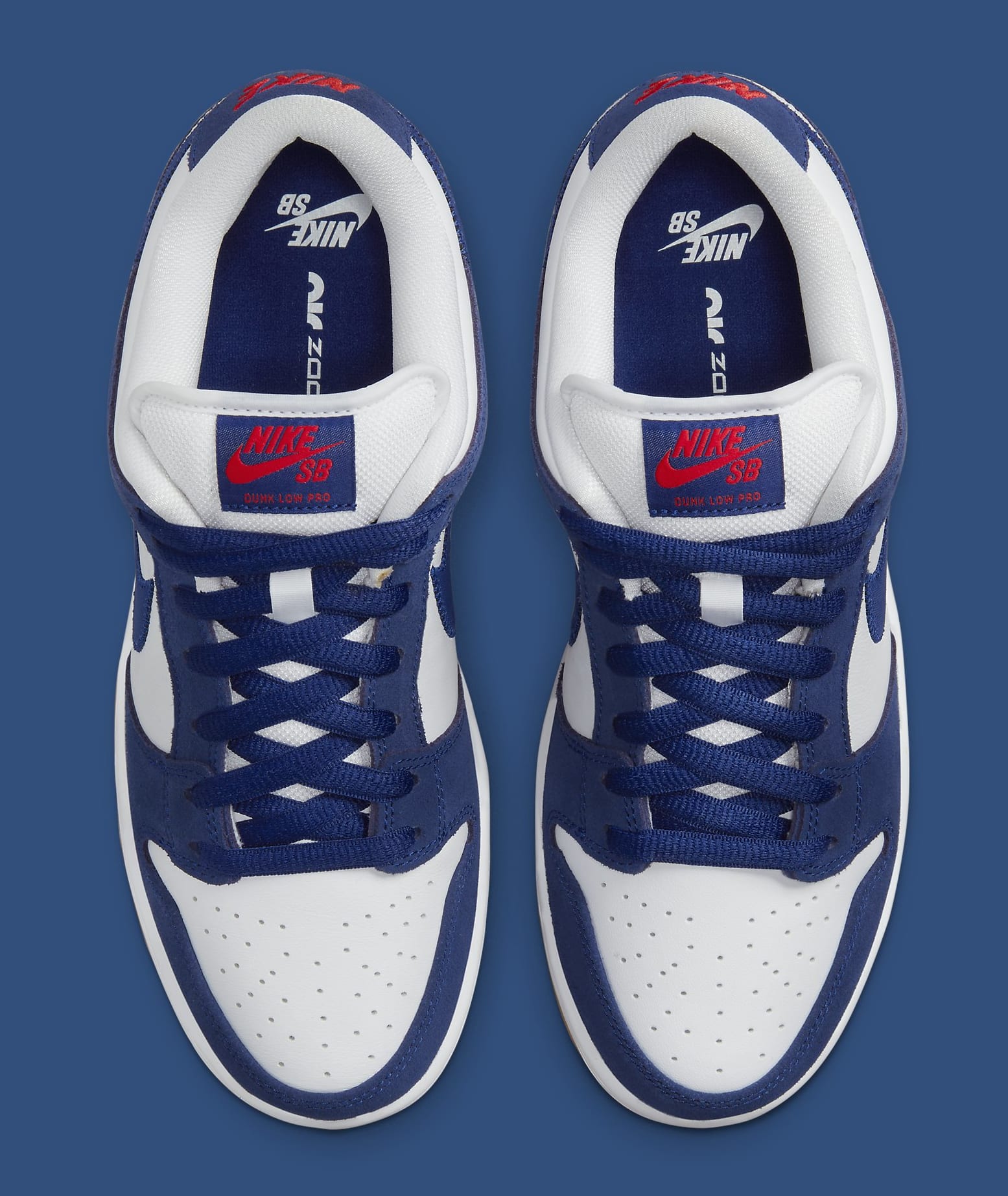 Nike SB Dunk Low 'Dodgers' DO9395 400 Top