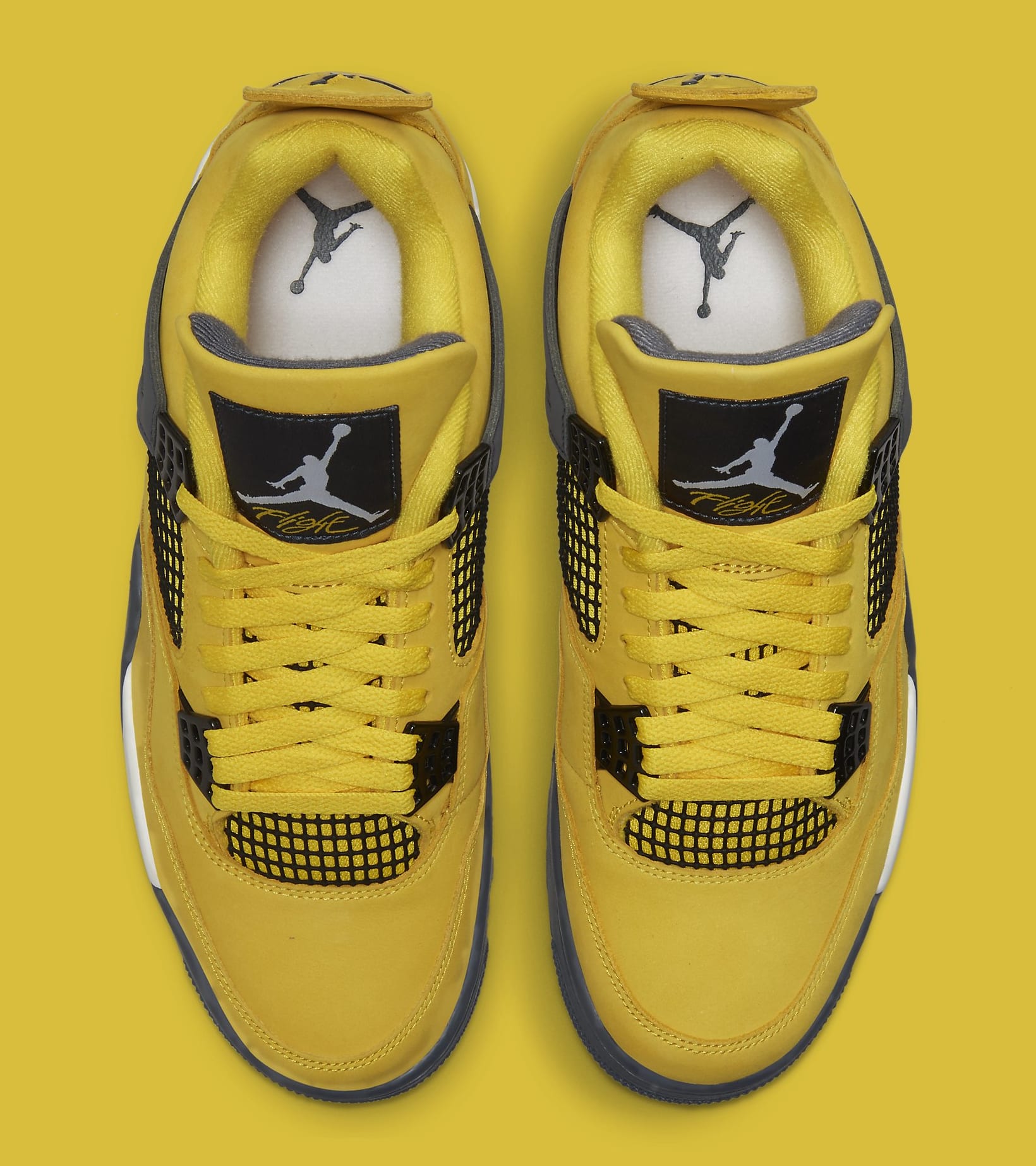 jordan 4 lighting yellow