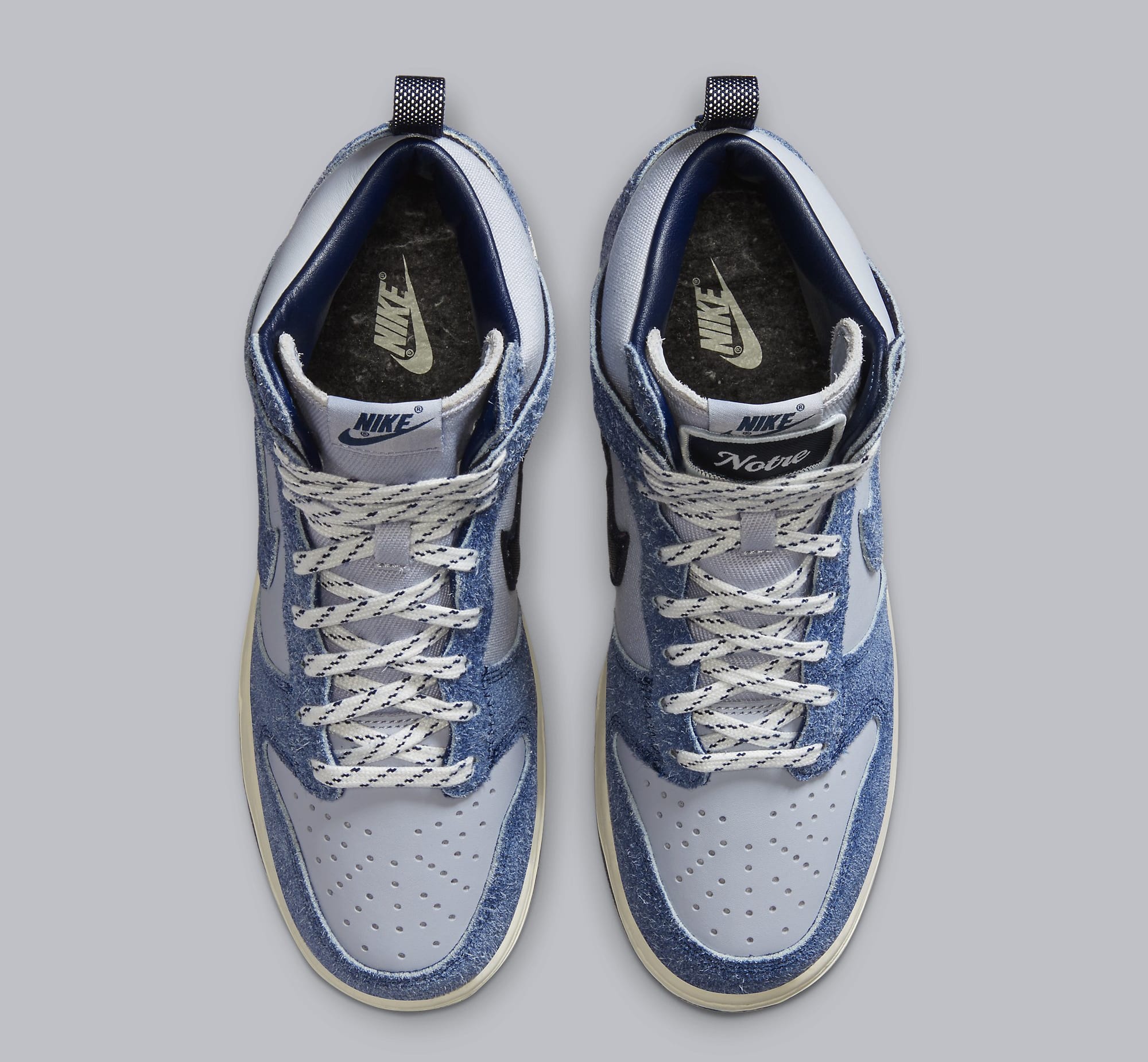 notre x nike dunk high stockx