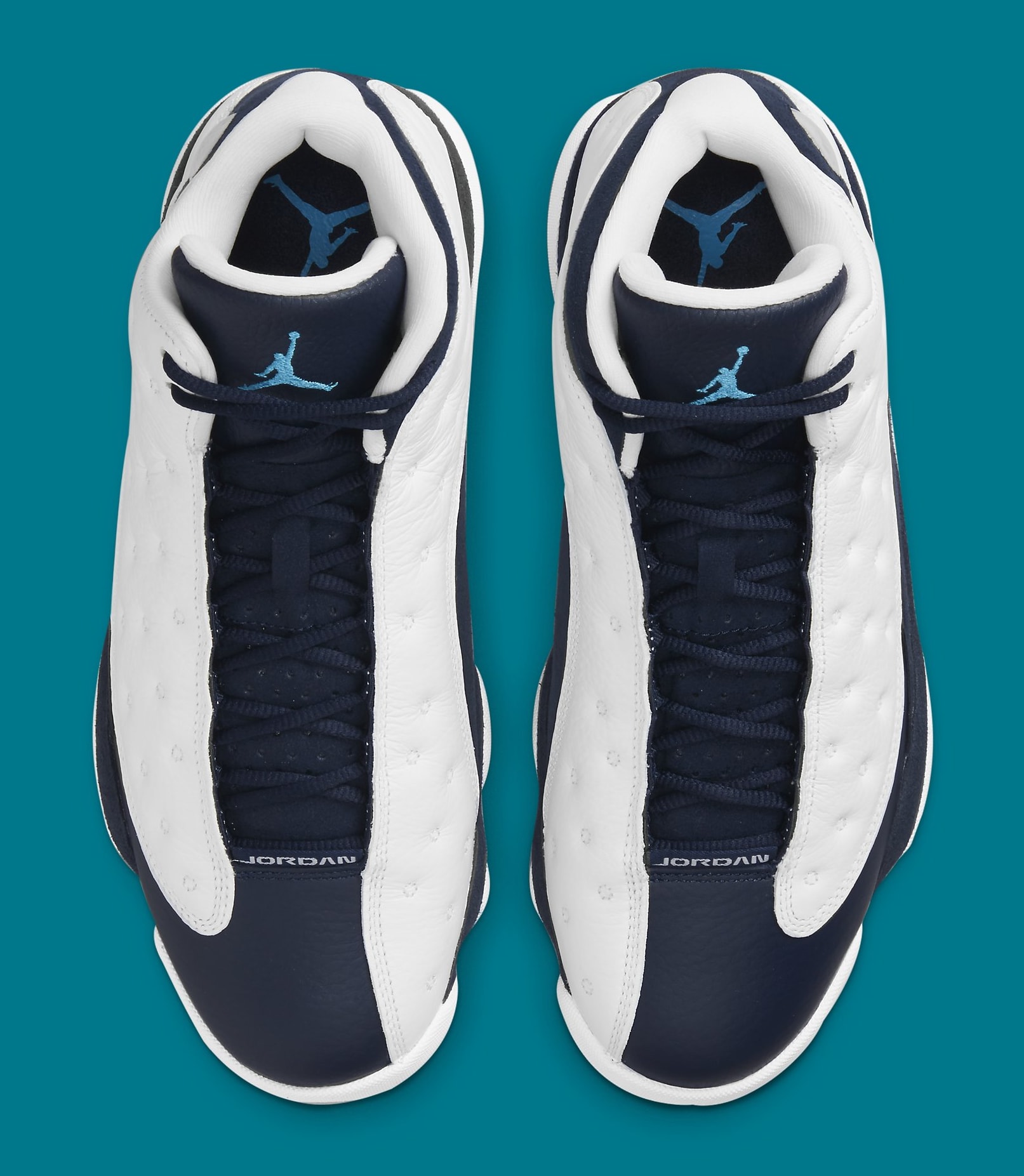Air Jordan 13 Retro White/Obsidian/Dark Powder Blue Release Date 414571 ...