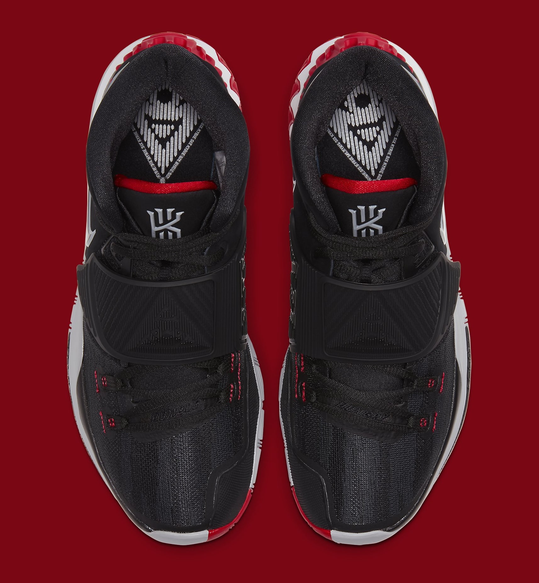 This Nike Kyrie 6 Pays Homage To The Air Jordan 4 &quot;Bred:&quot; Details